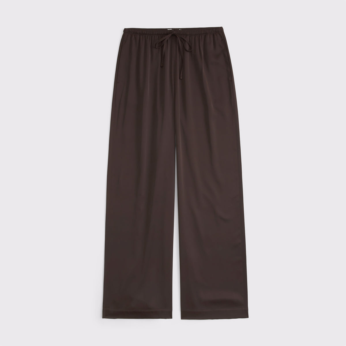 Abercrombie A&F Gemma Satin Wide Leg Pull-On Pant
