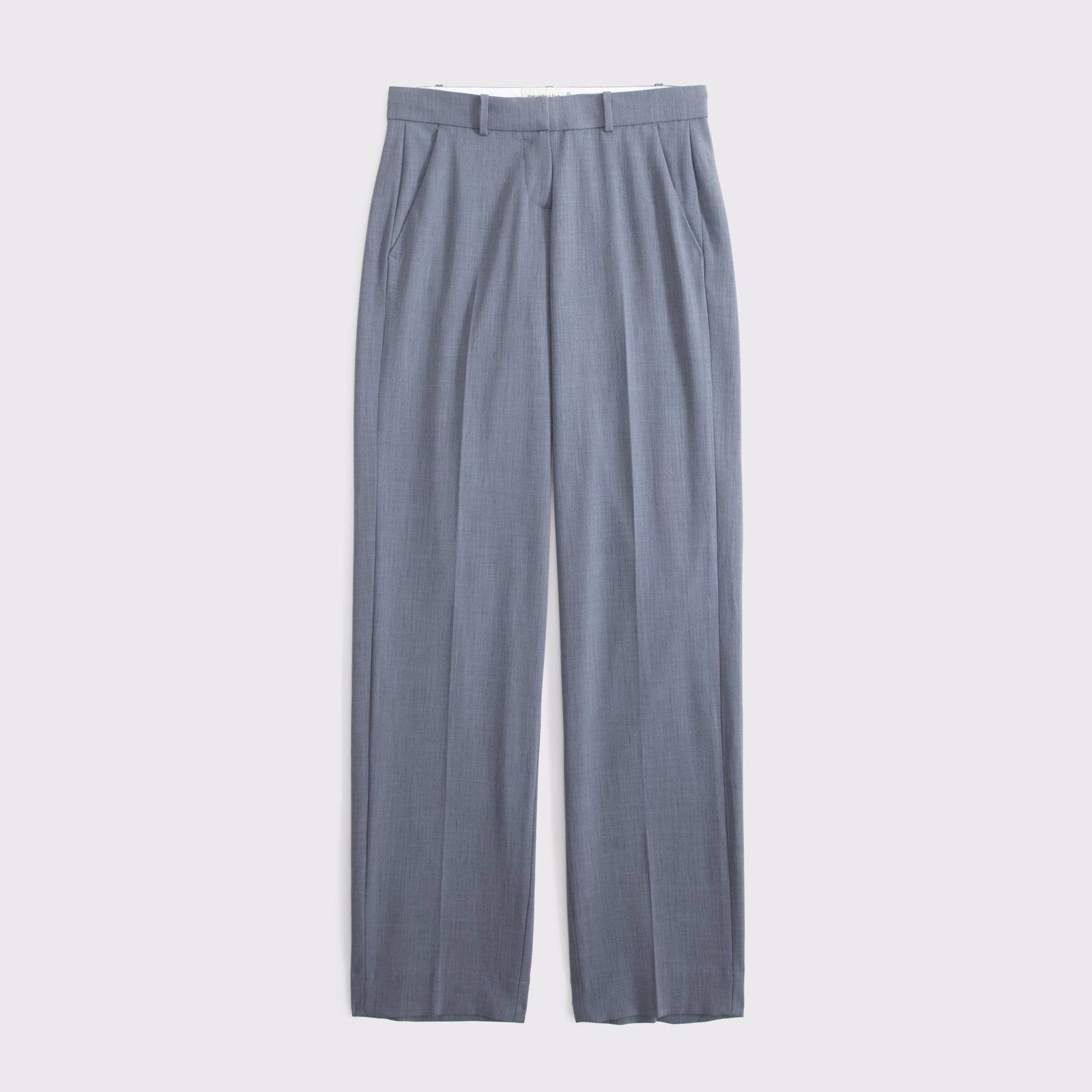 Abercrombie Curve Love Low Rise Tailored Straight Leg Pant