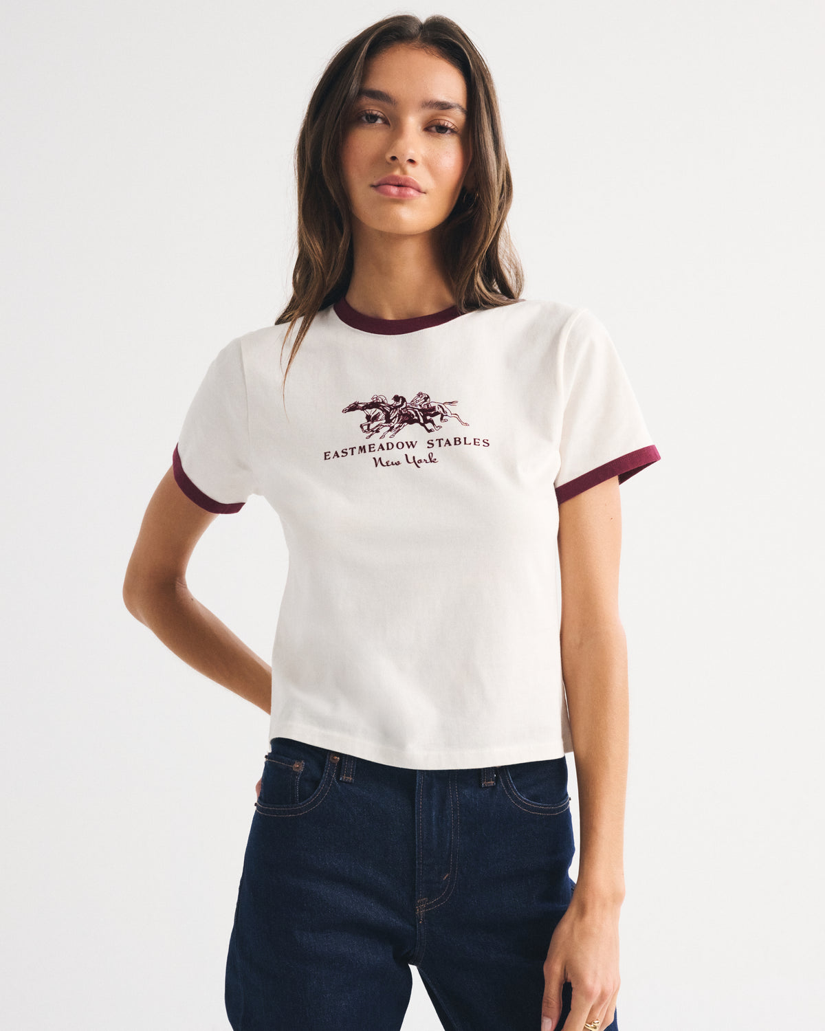 Abercrombie Equestrian Skimming Tee