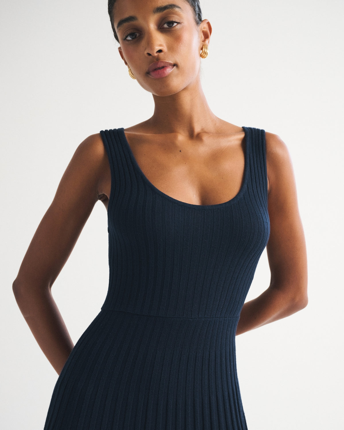 Abercrombie Pleated Maxi Sweater Dress