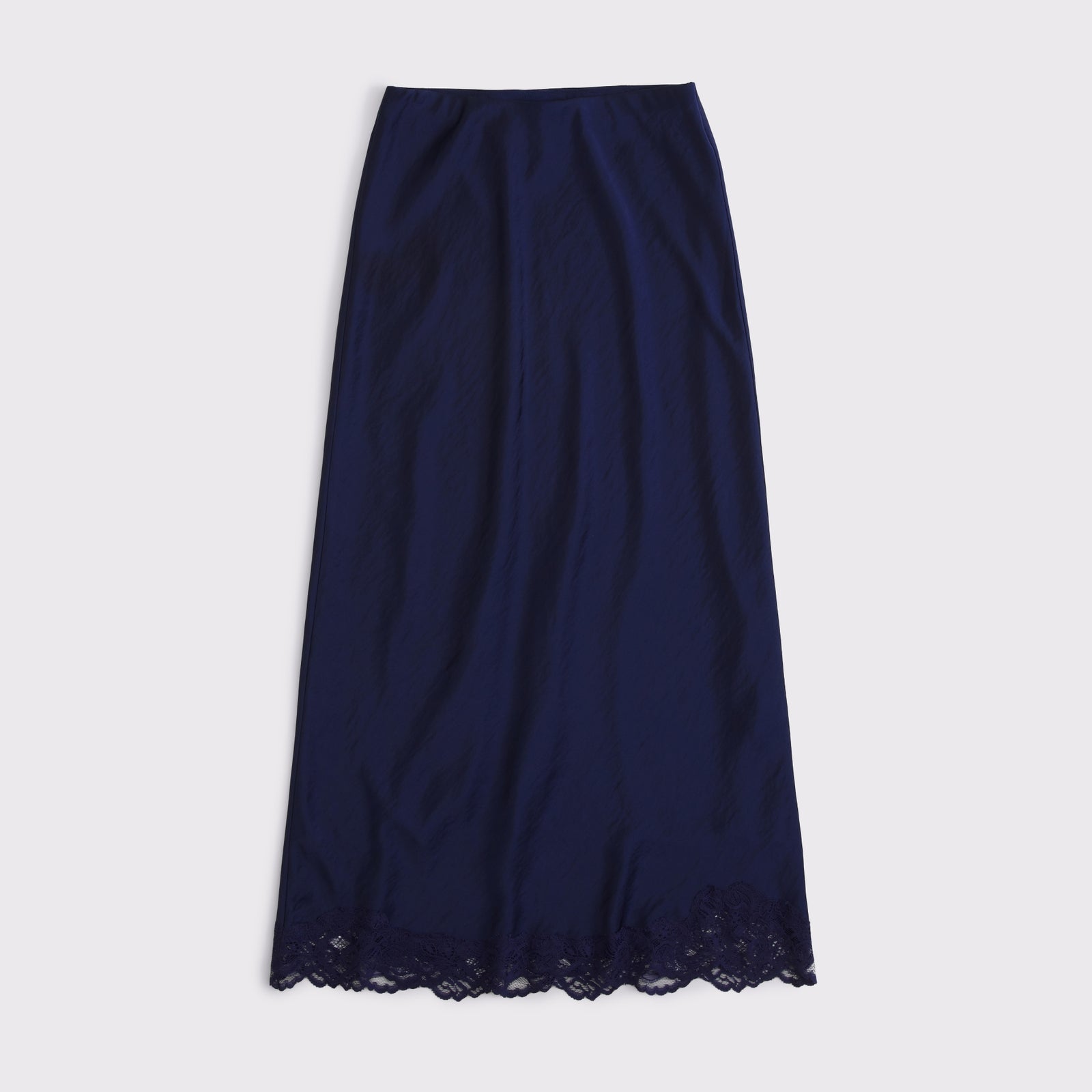 Abercrombie High Rise Satin Maxi Set Skirt