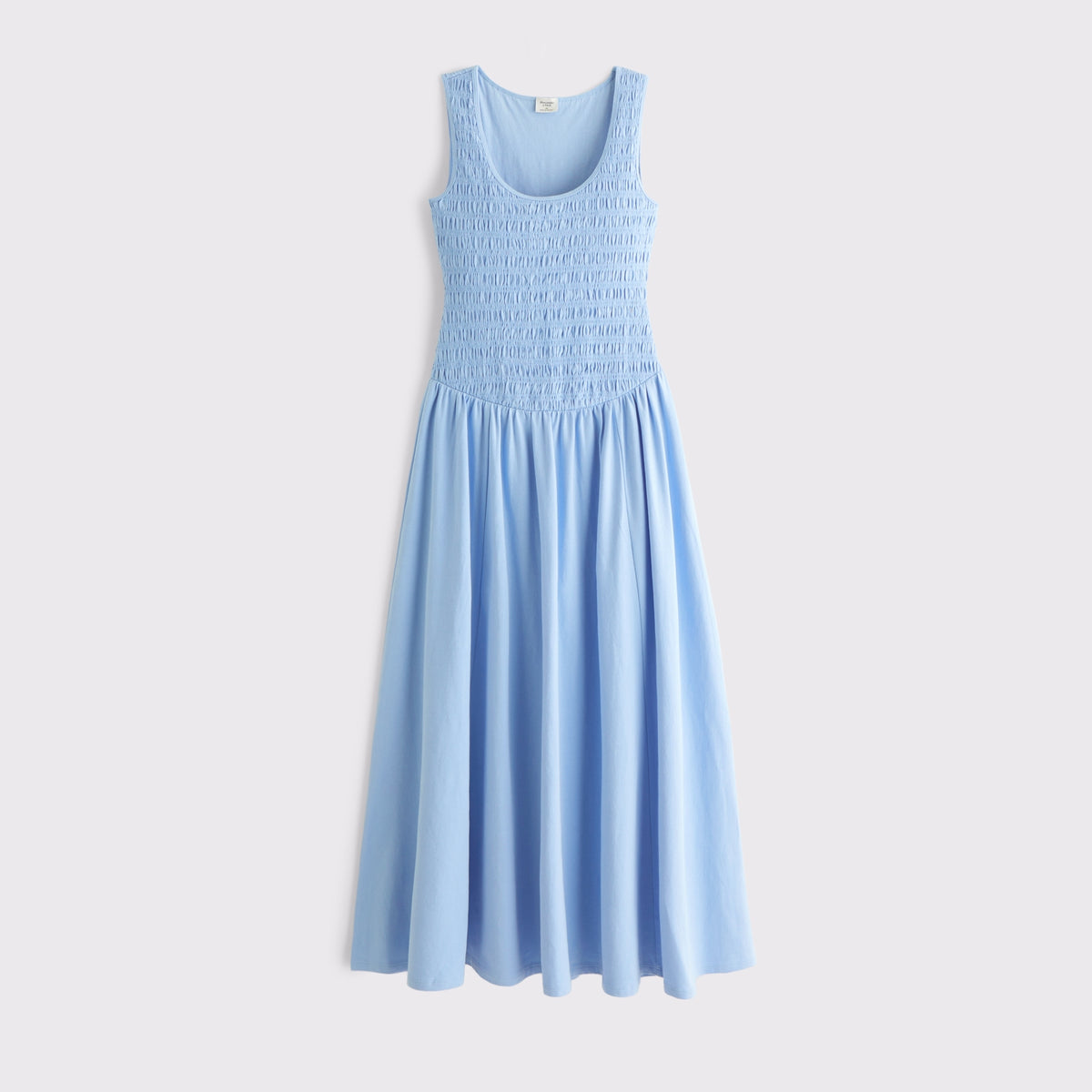 Abercrombie A&F Sydney Smocked Reversible Neckline Knit Midi Dress