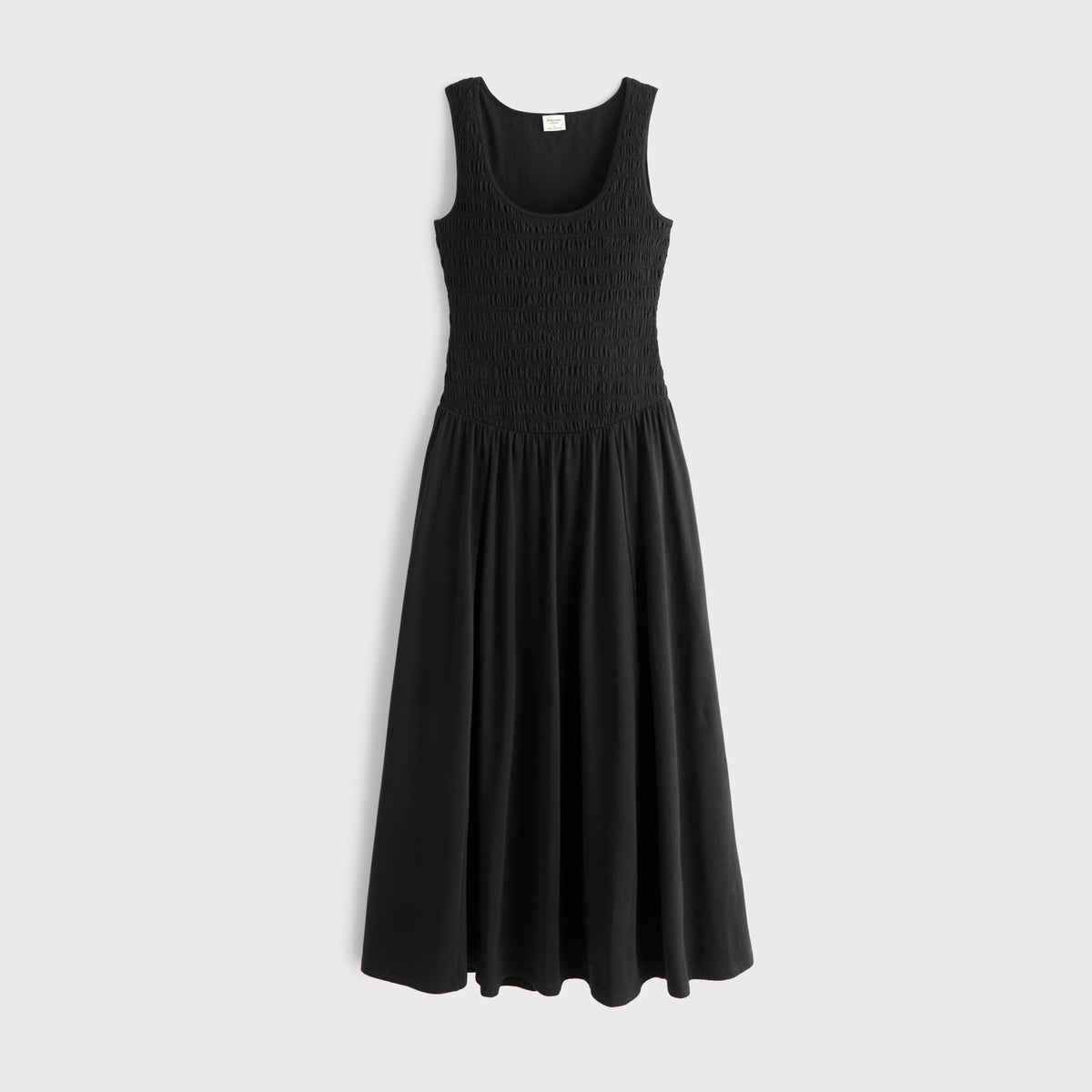 Abercrombie A&F Sydney Smocked Reversible Neckline Knit Midi Dress