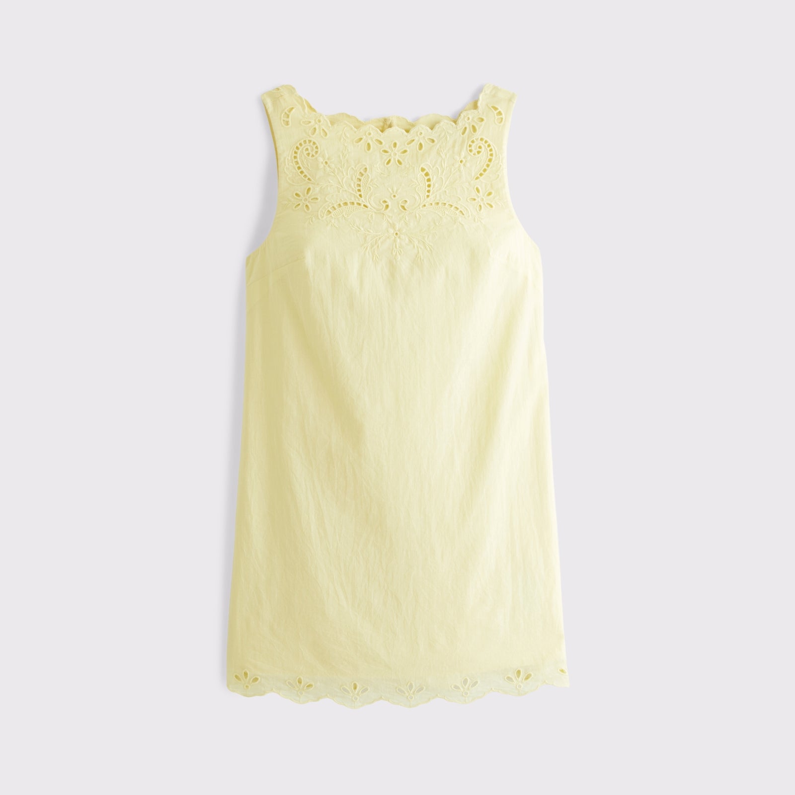 Abercrombie Embroidered High-Neck Mini Dress