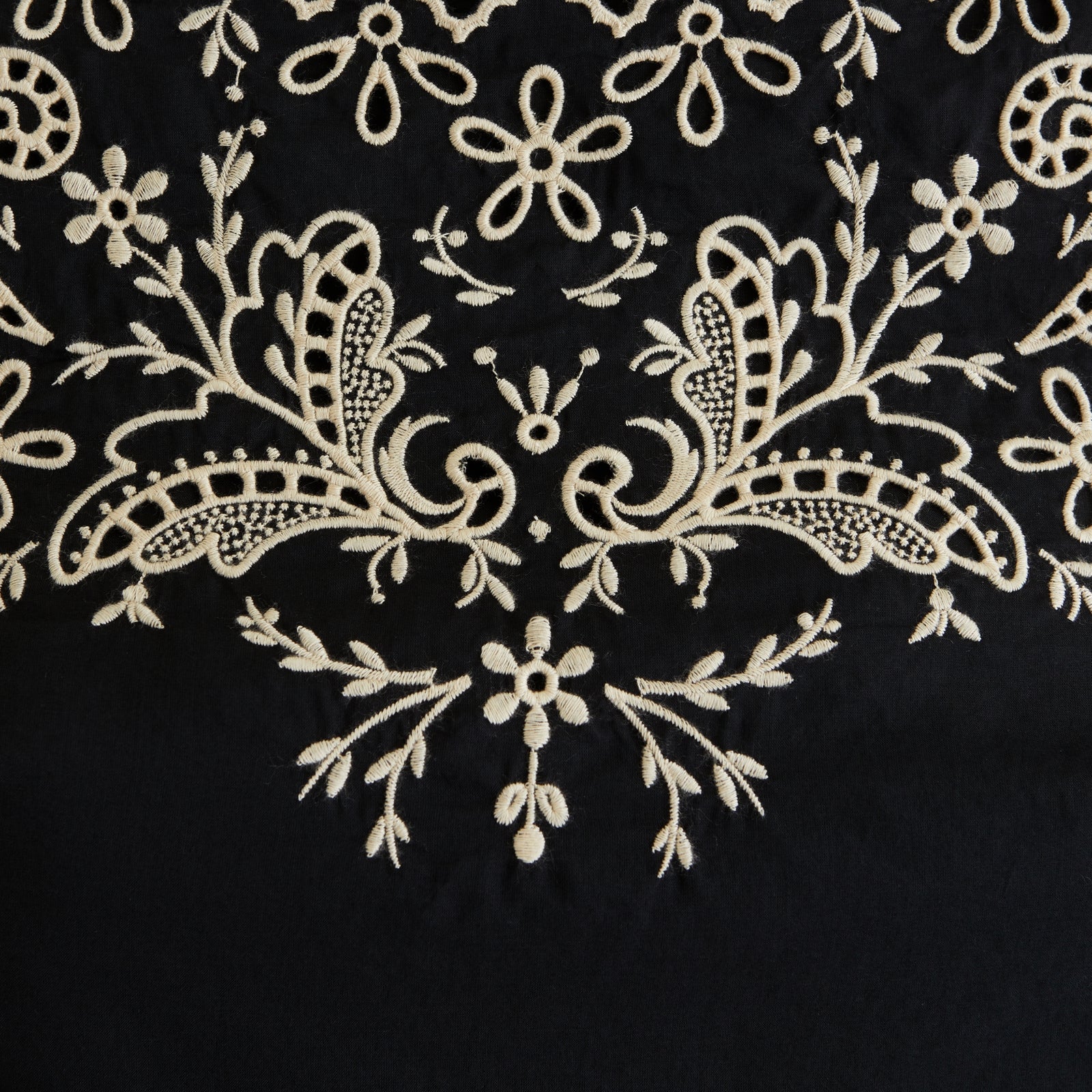 Abercrombie Embroidered High-Neck Mini Dress