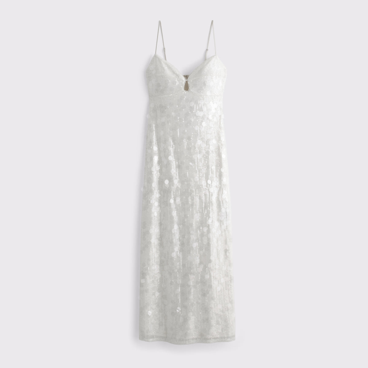 Abercrombie Sequin Cutout Midi Dress