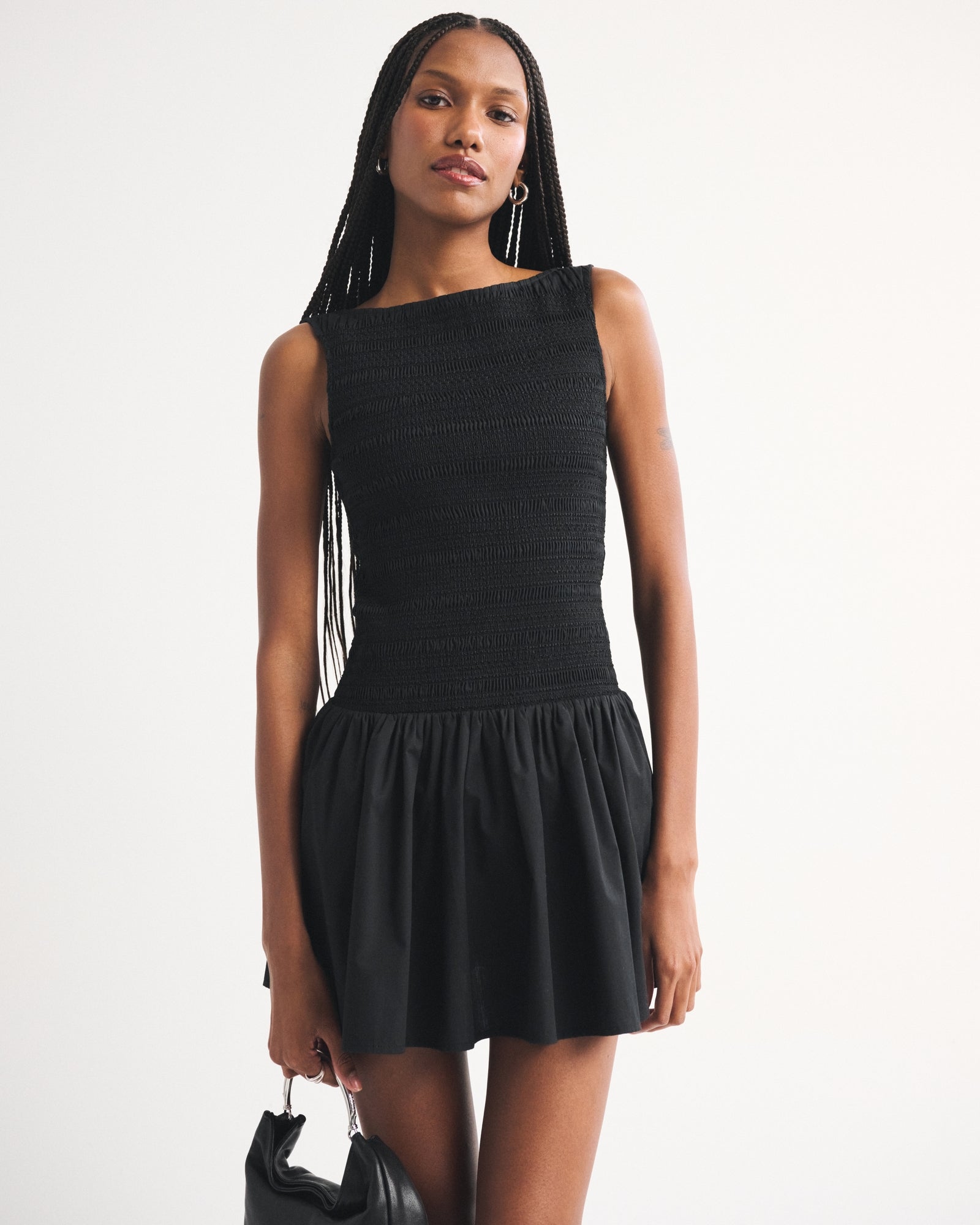 Abercrombie A&F Sydney Smocked Slash Skort