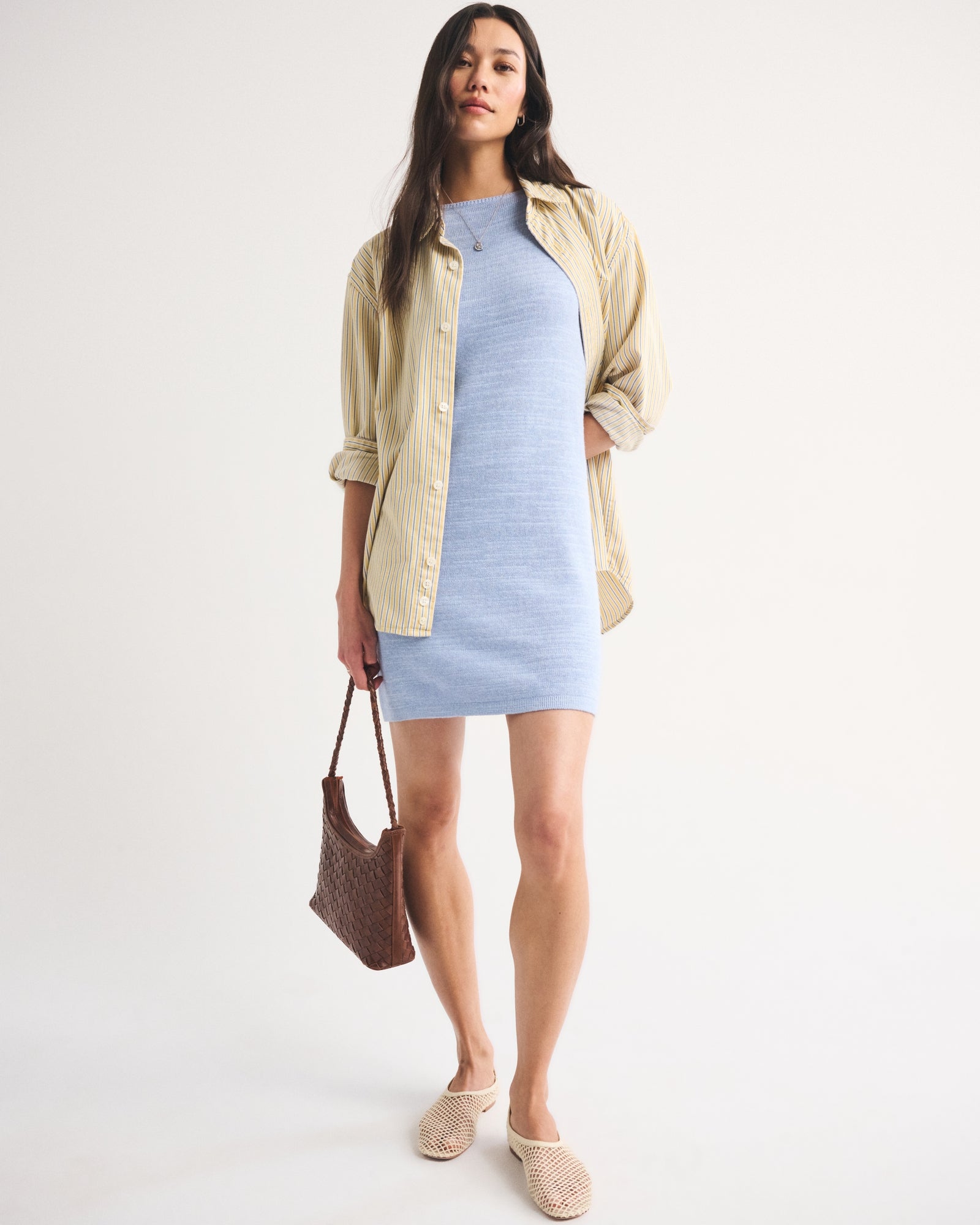 Abercrombie High Neck Sweater Mini Dress