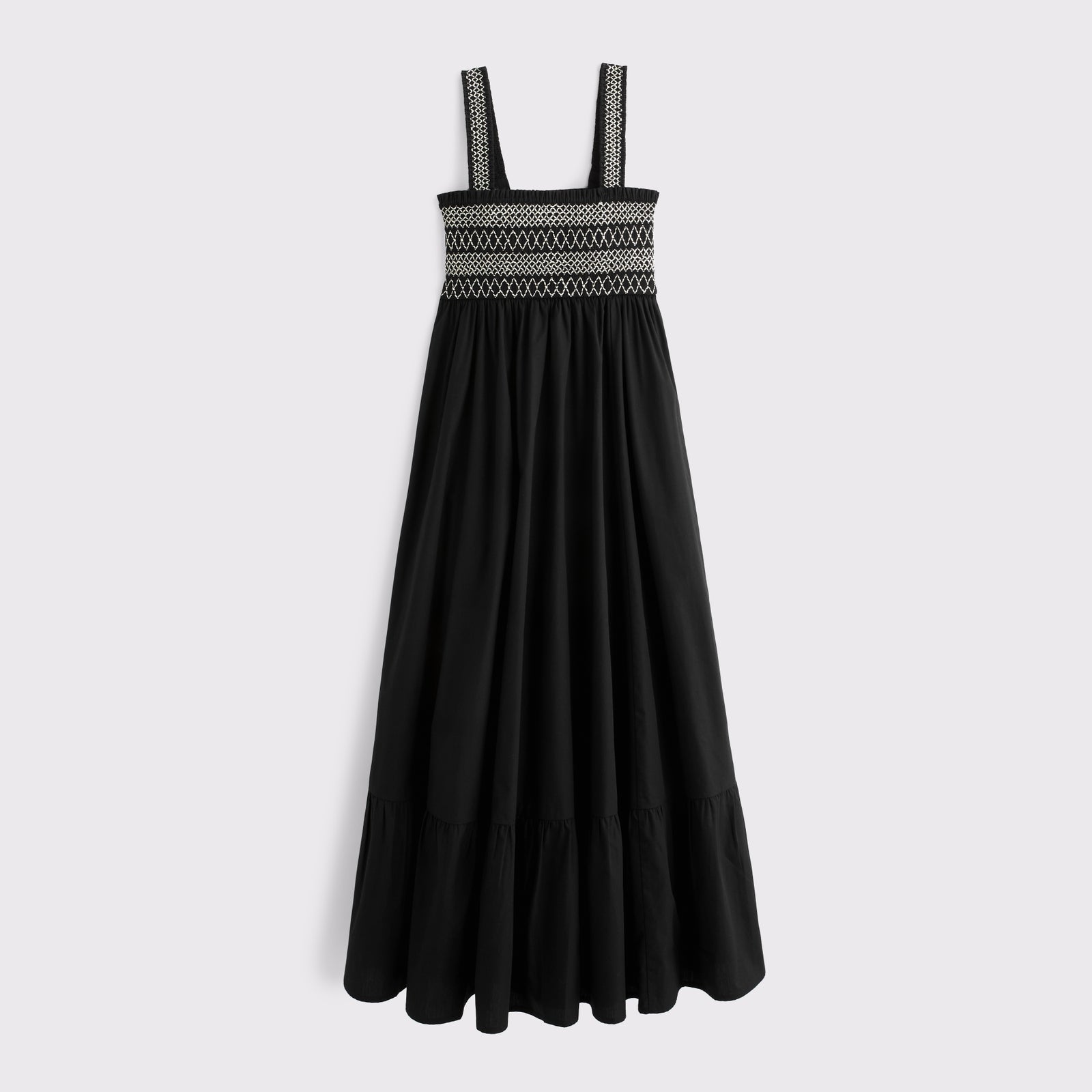 Abercrombie A&F Sydney Smocked Convertible Midi Dress