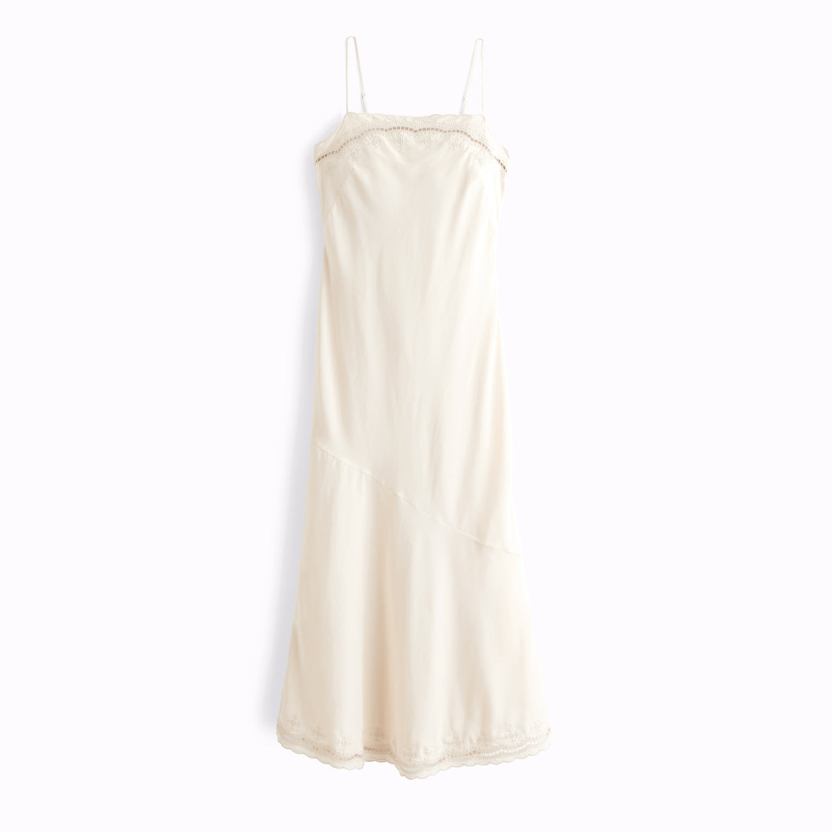 Abercrombie Cotton-Silk Blend Cutwork Slip Dress