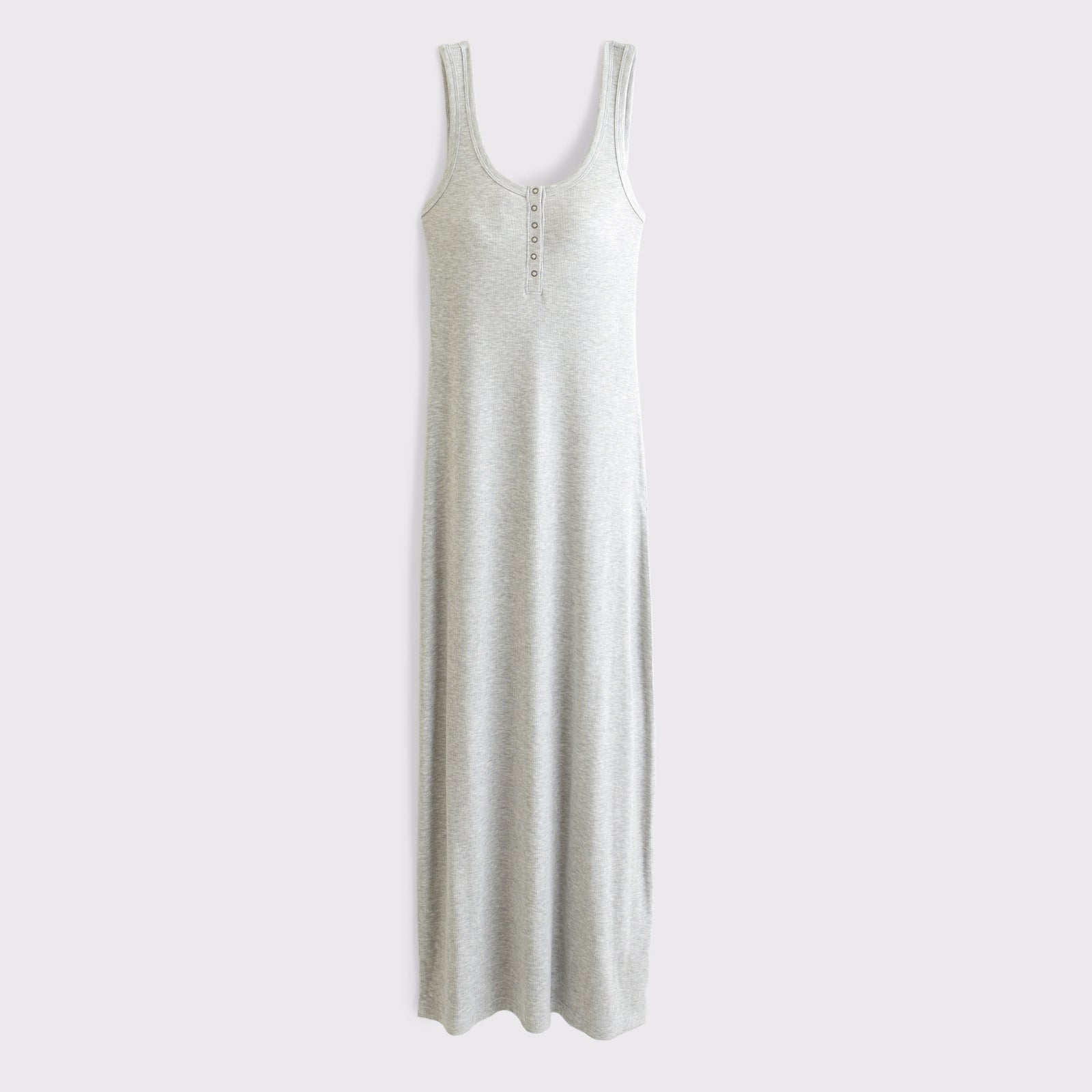 Abercrombie Scoopneck Button-Up Knit Midi Dress