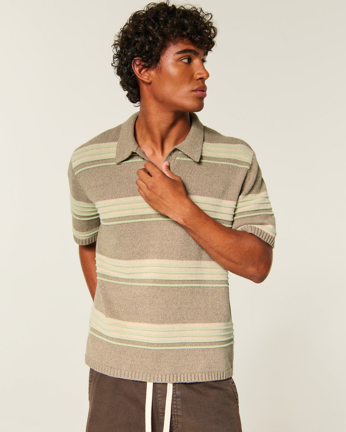 Hollister Boxy Sweater Polo