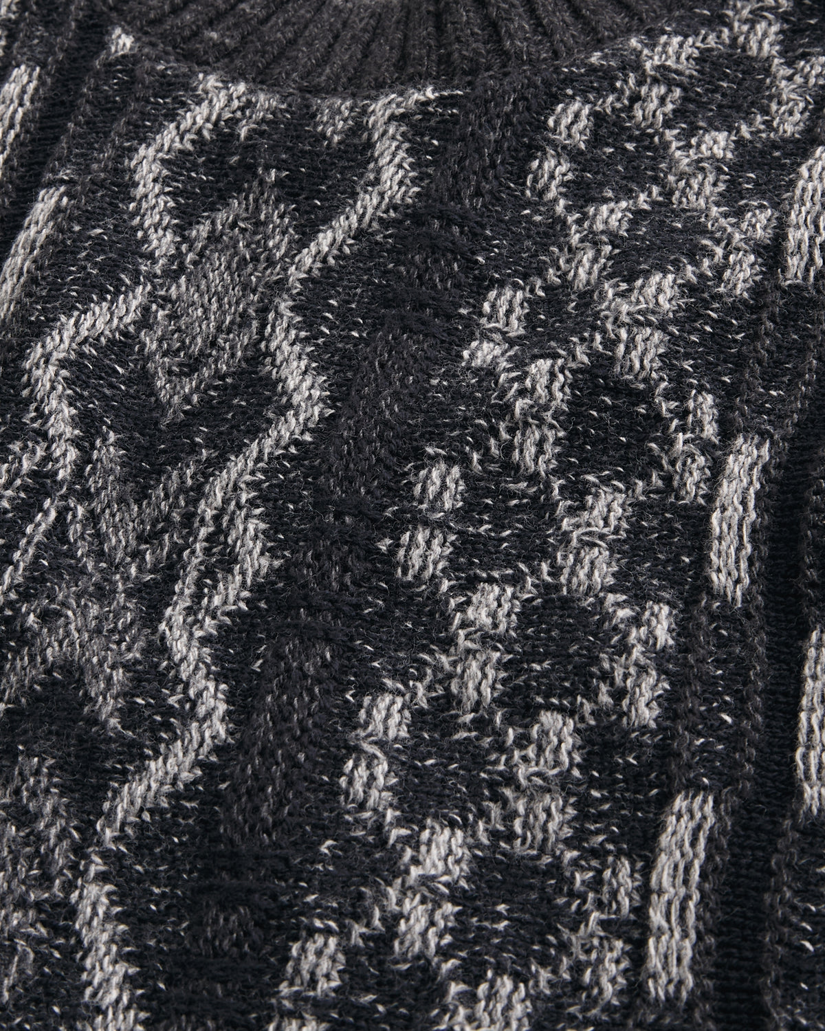 Hollister Boxy Washed Cable-Knit Crew Sweater