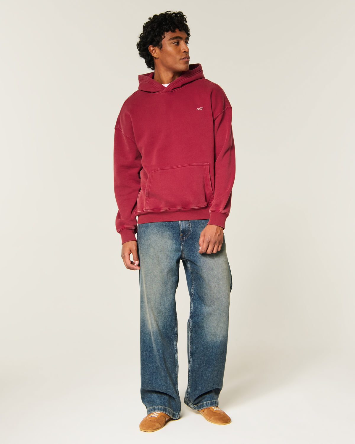Hollister Boxy Icon Hoodie