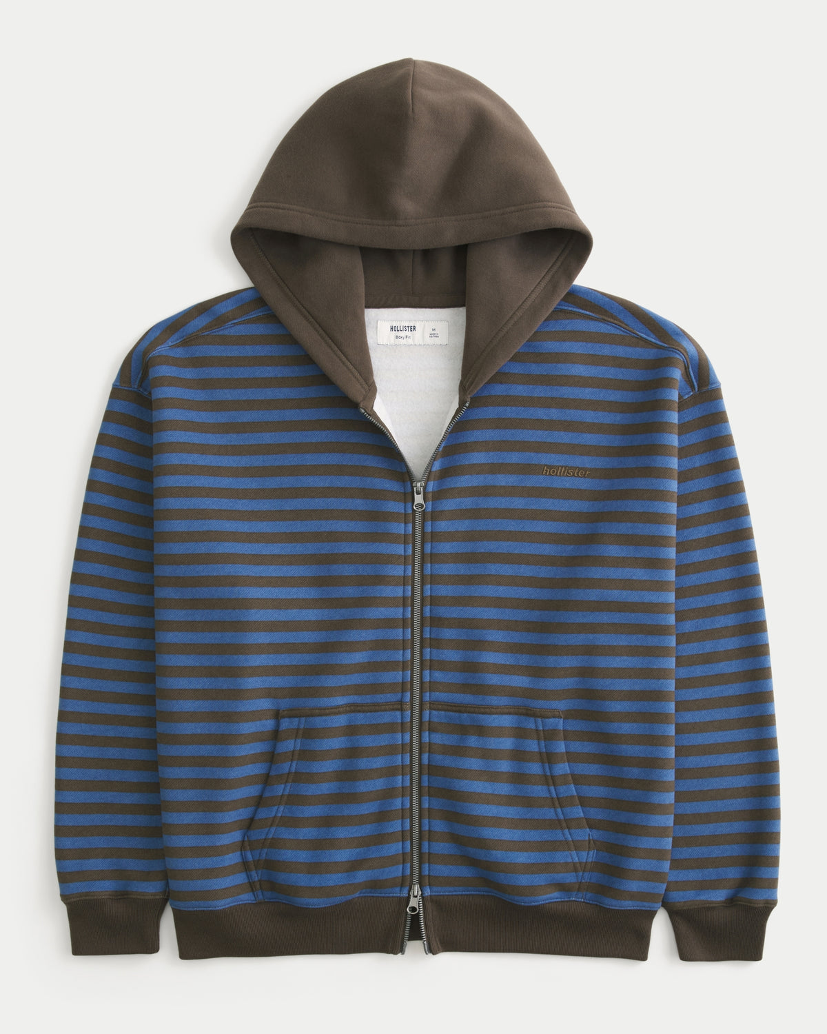 Hollister Boxy Zip-Up Hoodie