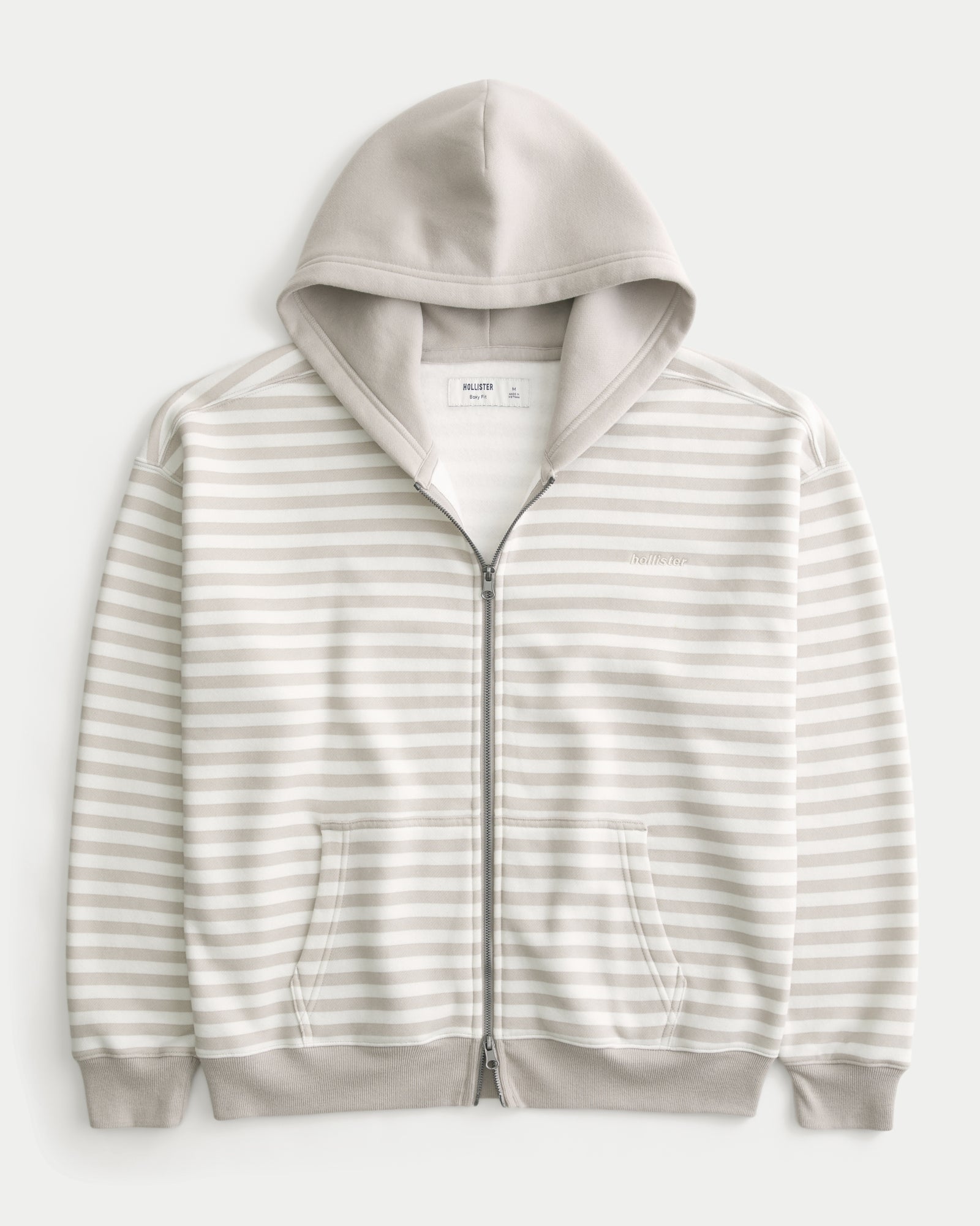 Hollister Boxy Zip-Up Hoodie