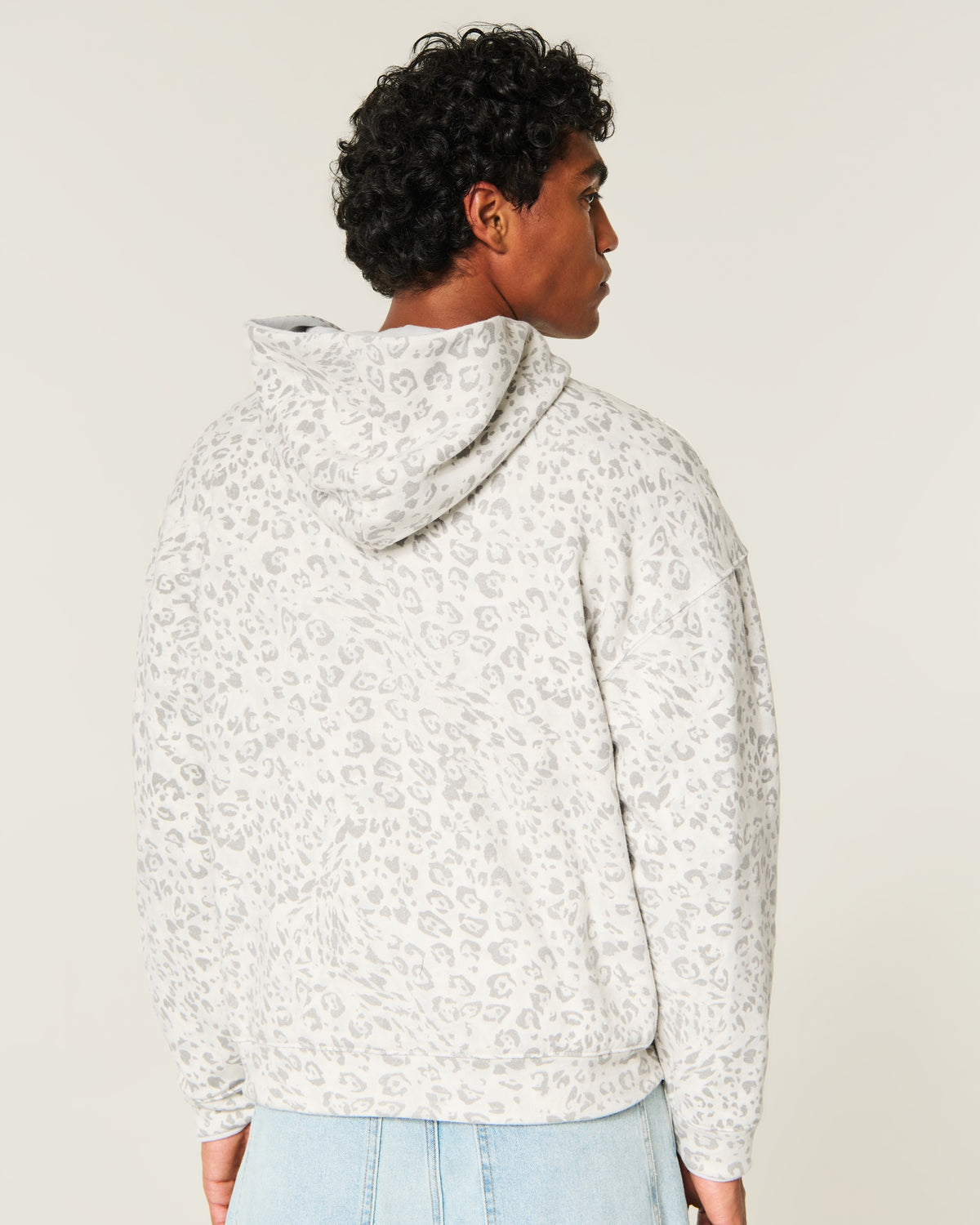 Hollister Boxy Reversible Zip-Up Hoodie