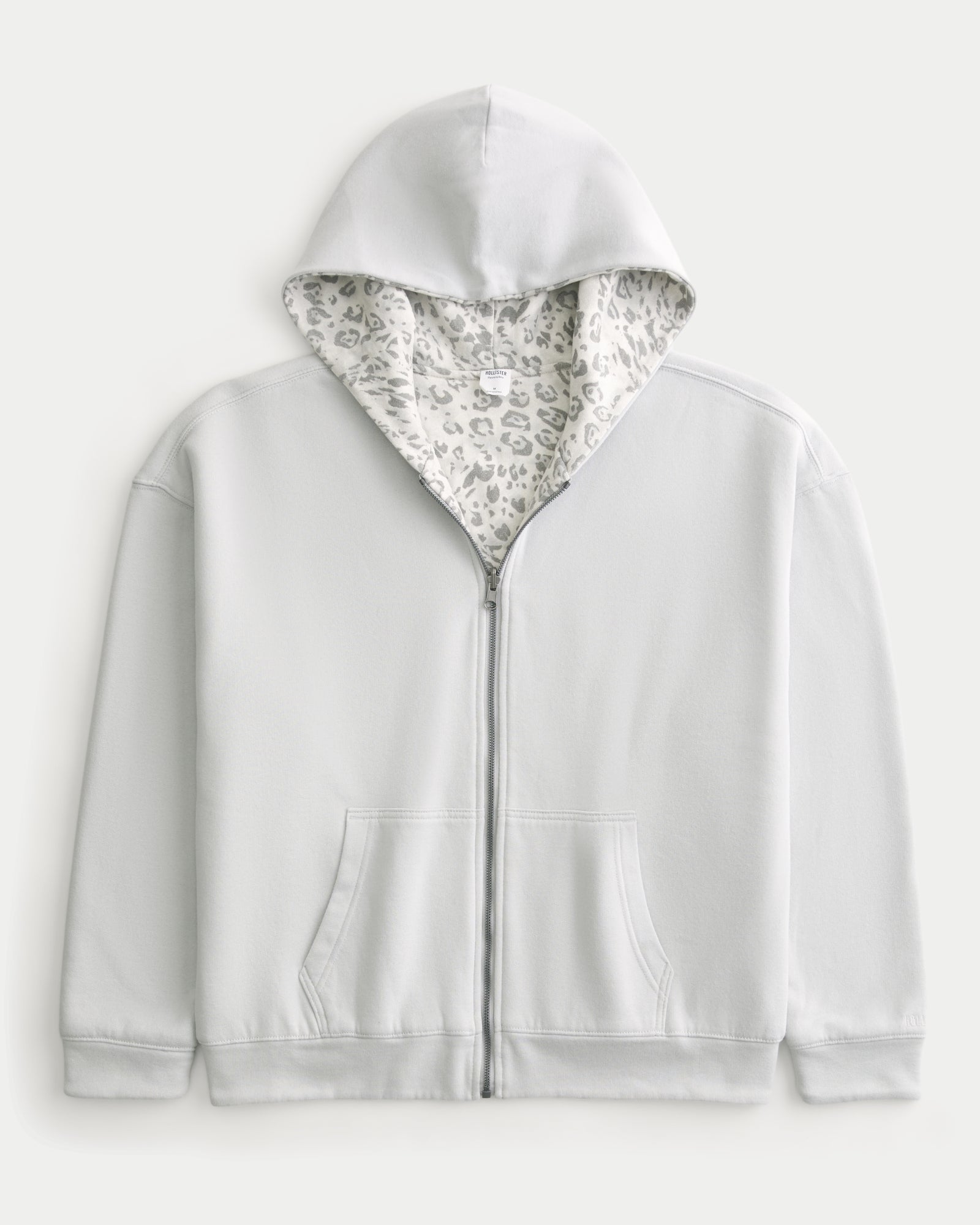 Hollister Boxy Reversible Zip-Up Hoodie