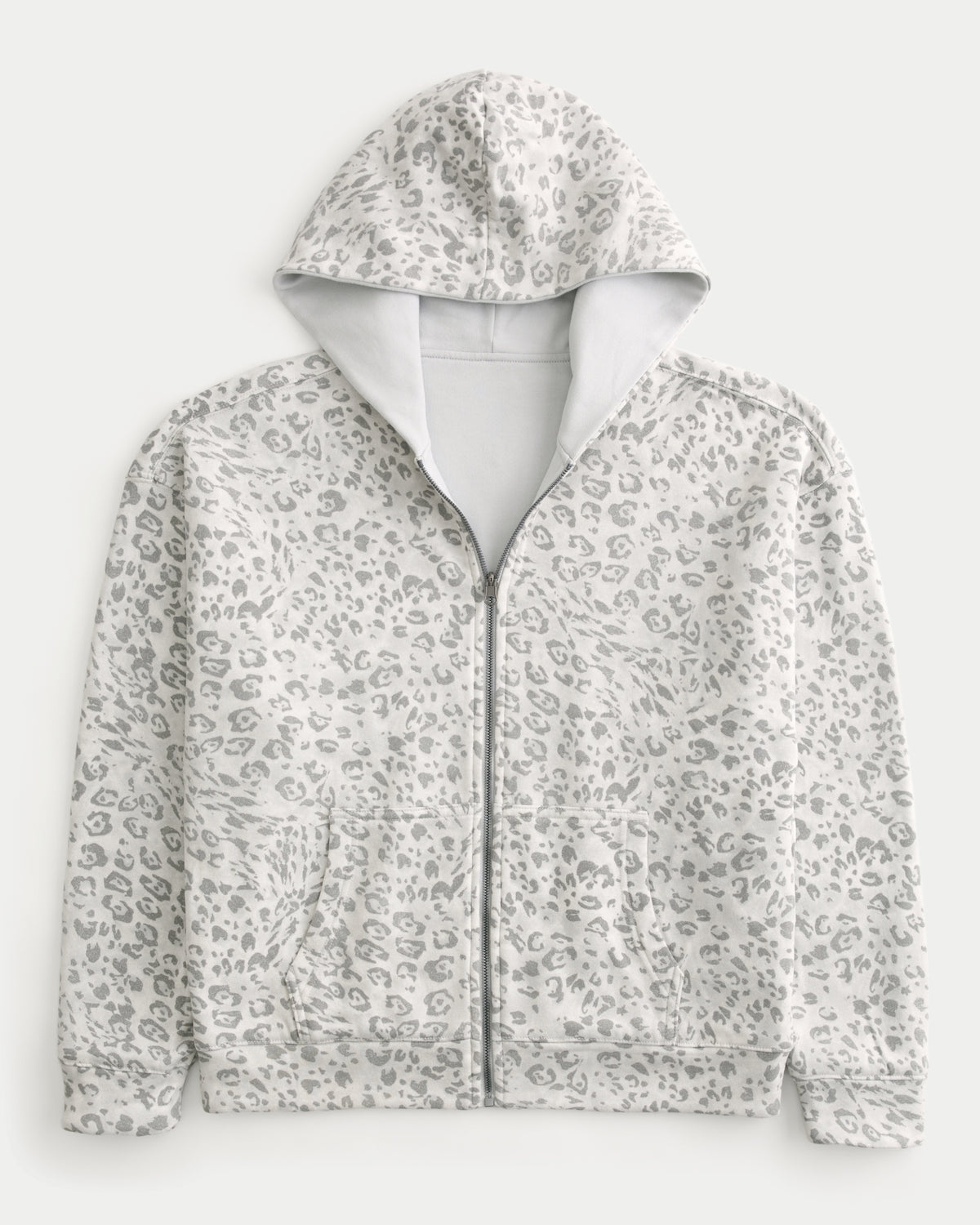 Hollister Boxy Reversible Zip-Up Hoodie