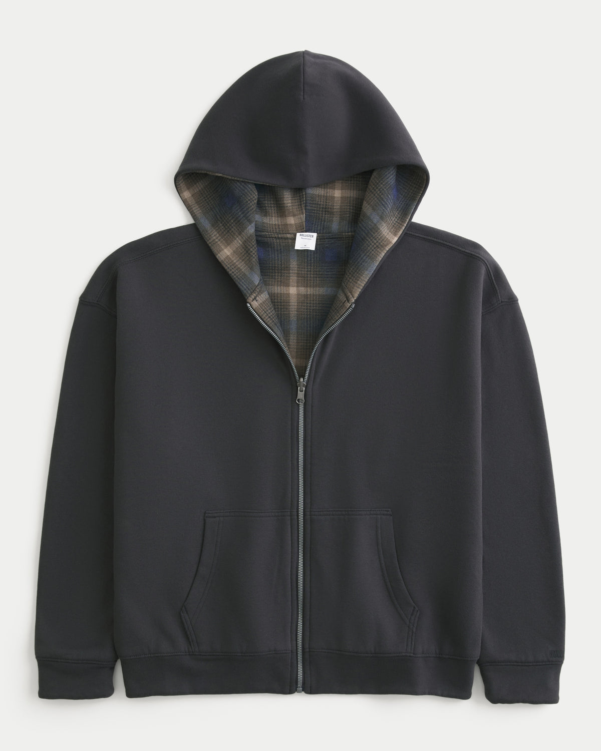 Hollister Boxy Reversible Zip-Up Hoodie
