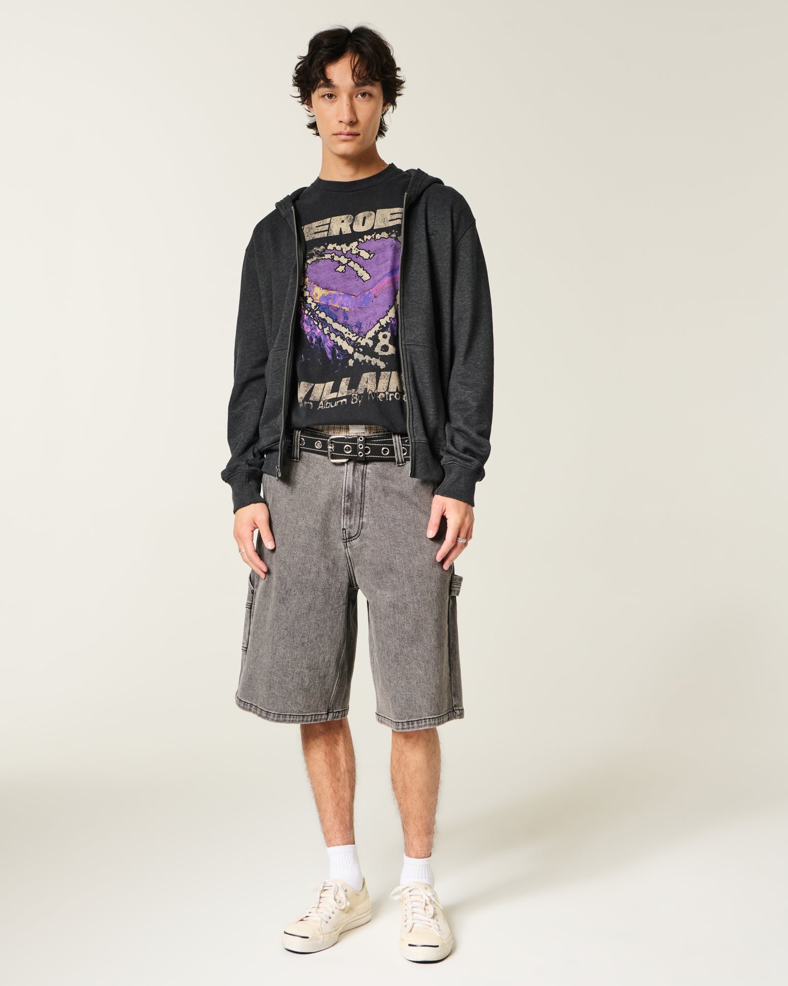 Hollister Zip-Up Icon Hoodie