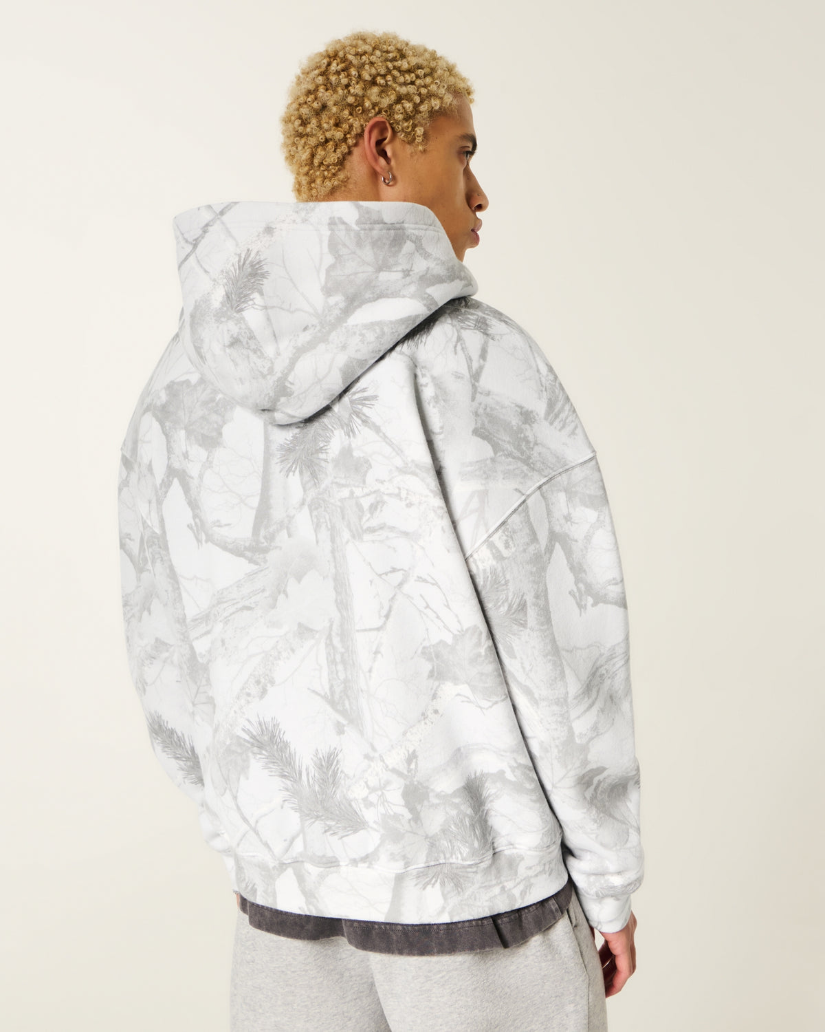 Hollister Boxy Zip-Up Hoodie