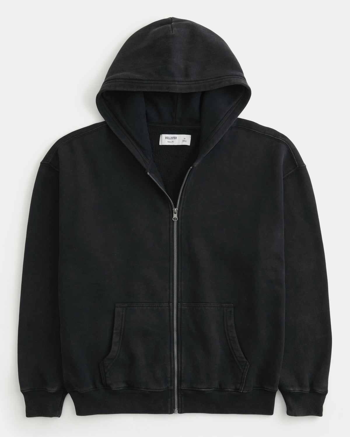 Hollister Boxy Zip-Up Hoodie