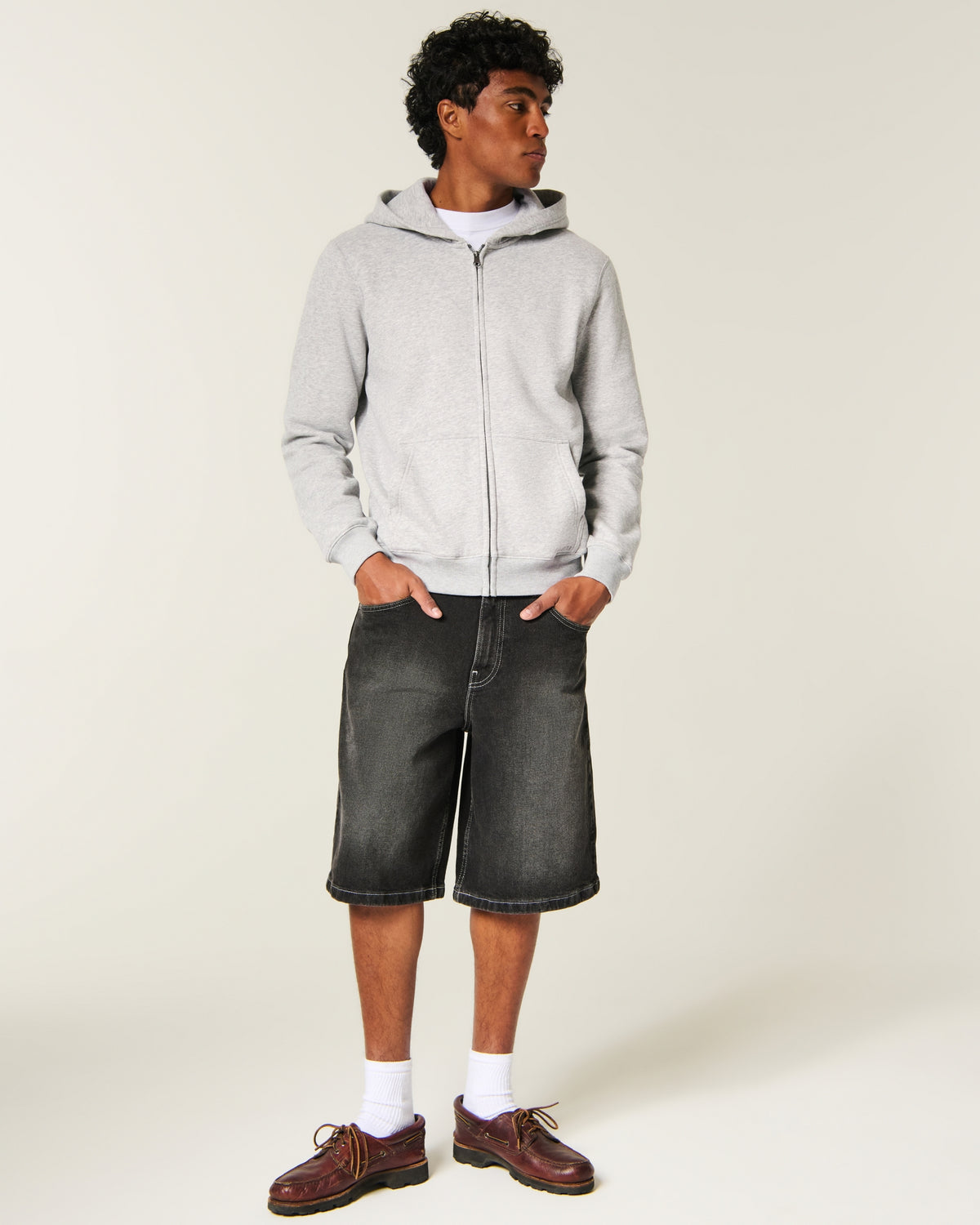 Hollister Zip-Up Icon Hoodie