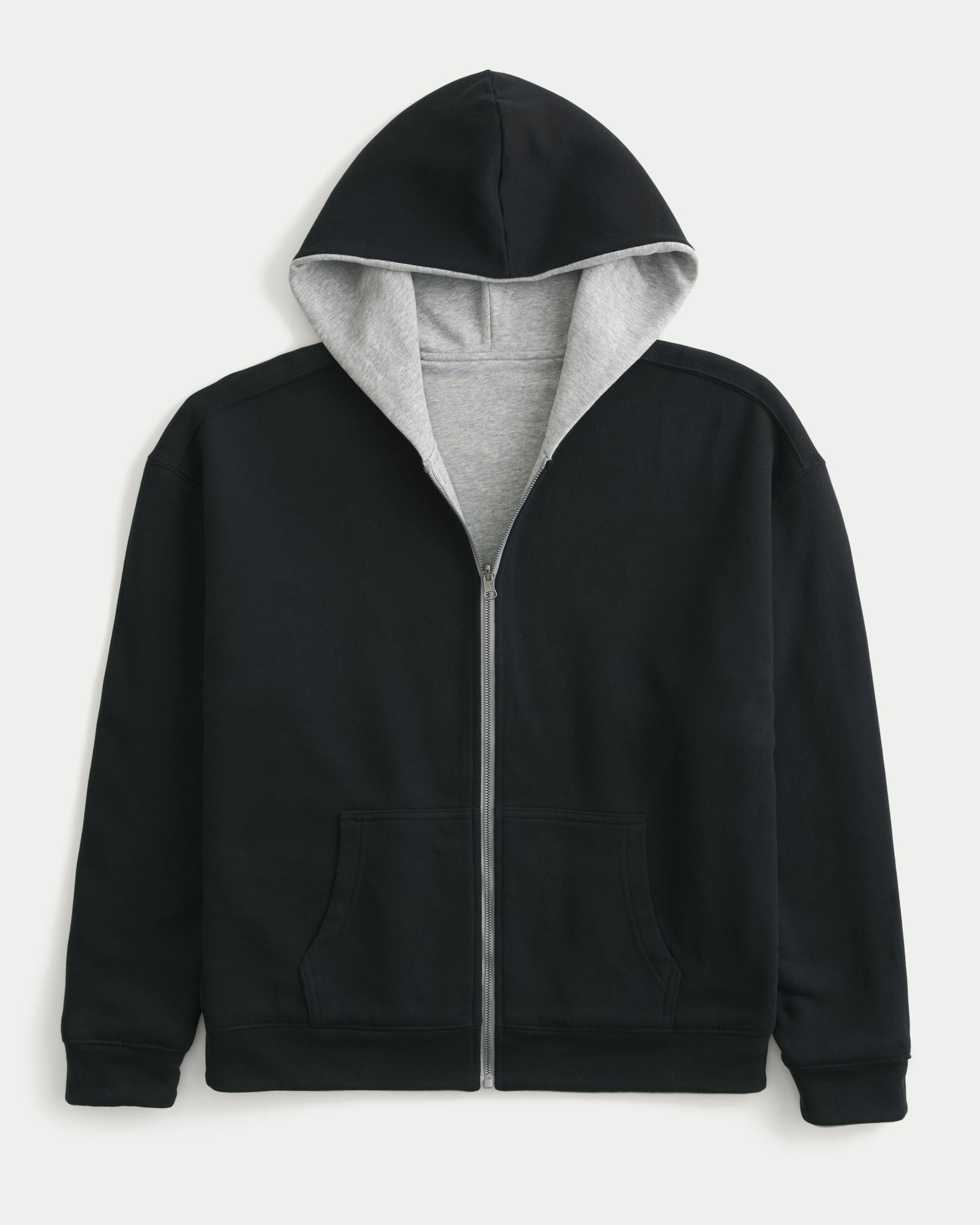 Hollister Boxy Reversible Zip-Up Hoodie