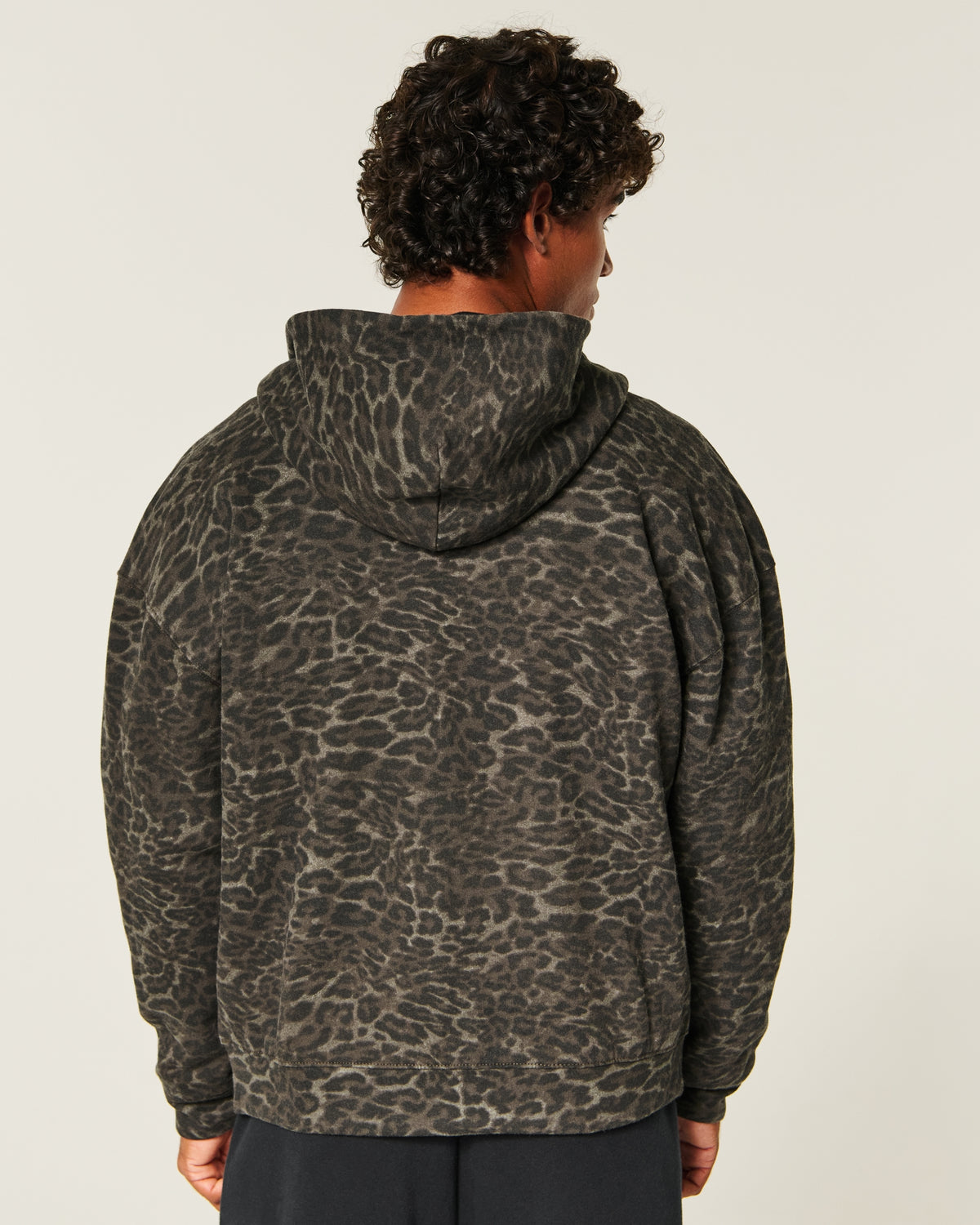 Hollister Boxy Reversible Zip-Up Hoodie