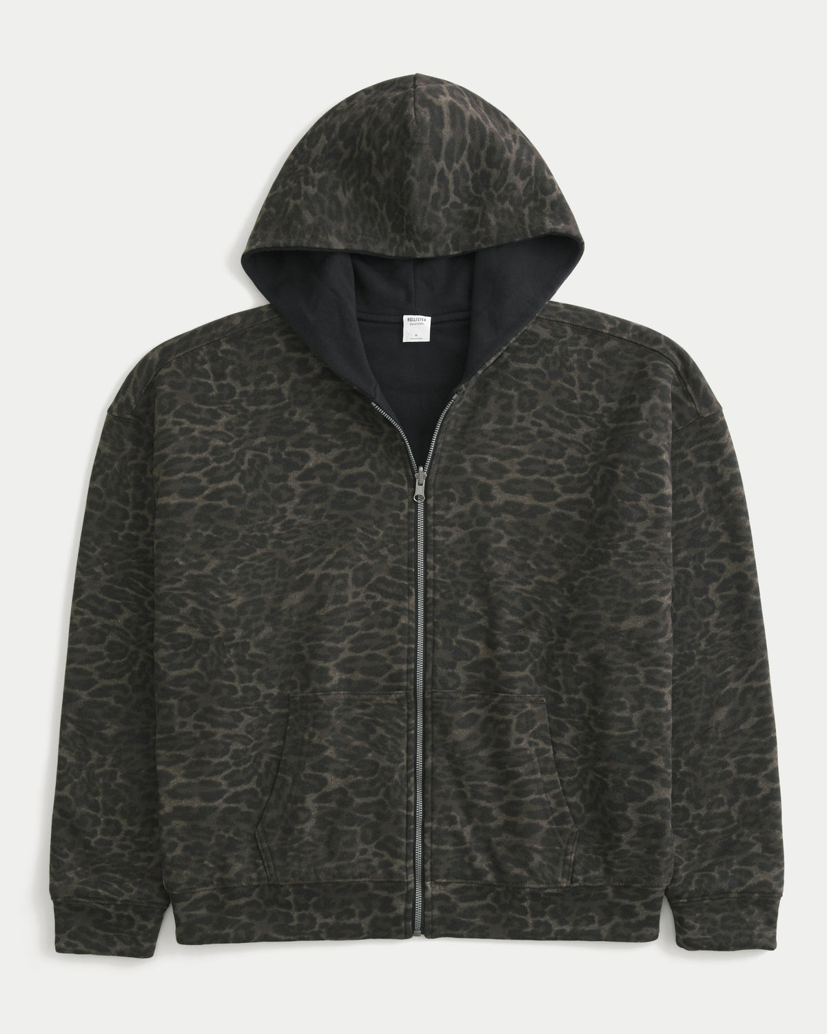 Hollister Boxy Reversible Zip-Up Hoodie