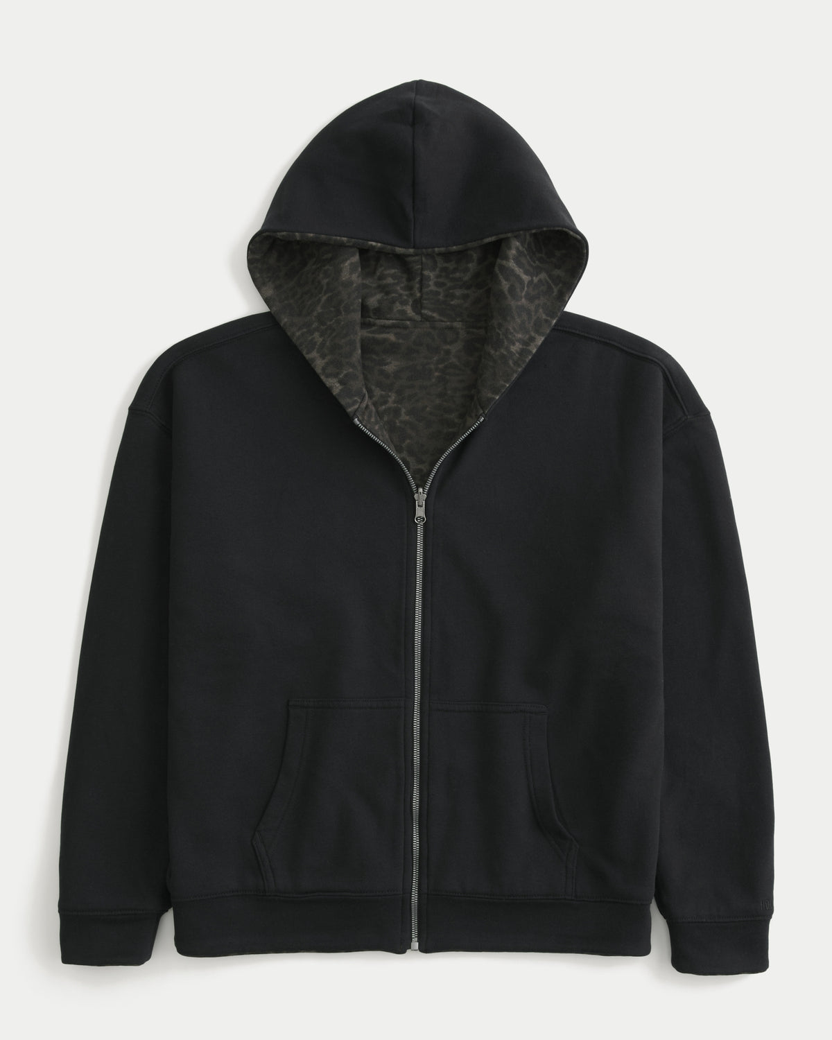 Hollister Boxy Reversible Zip-Up Hoodie