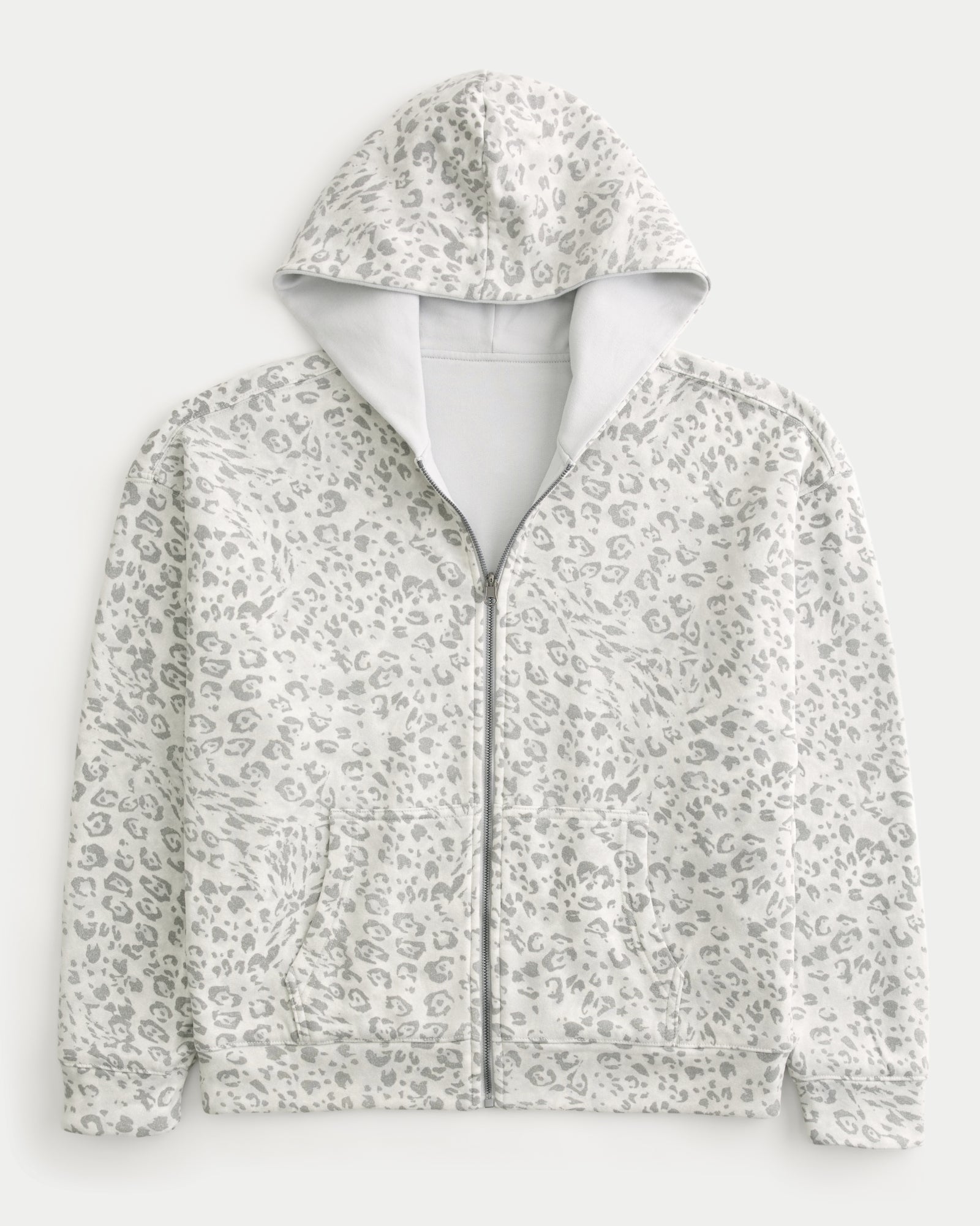 Hollister Boxy Reversible Zip-Up Hoodie