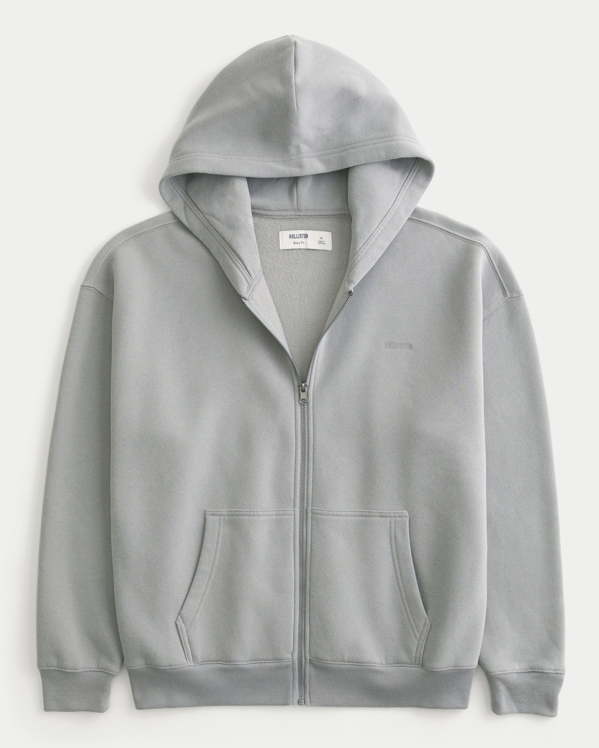 Hollister Boxy Zip-Up Hoodie