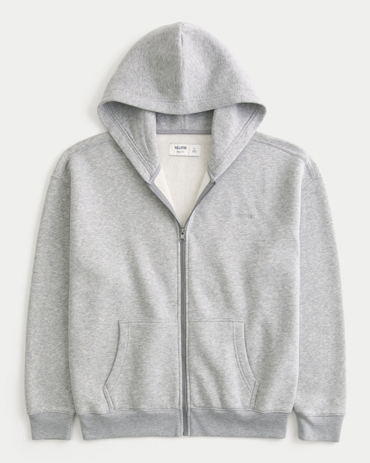 Hollister Boxy Zip-Up Hoodie