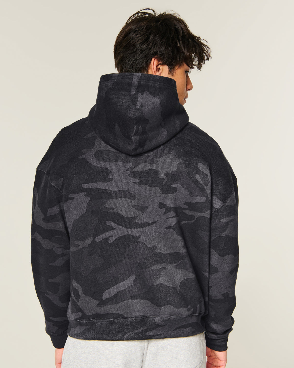 Hollister Boxy Camo Hoodie