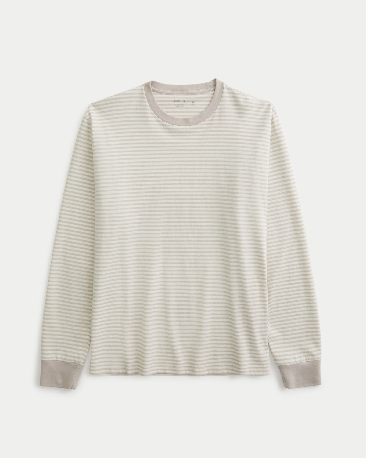 Hollister Relaxed Long-Sleeve Crew T-Shirt