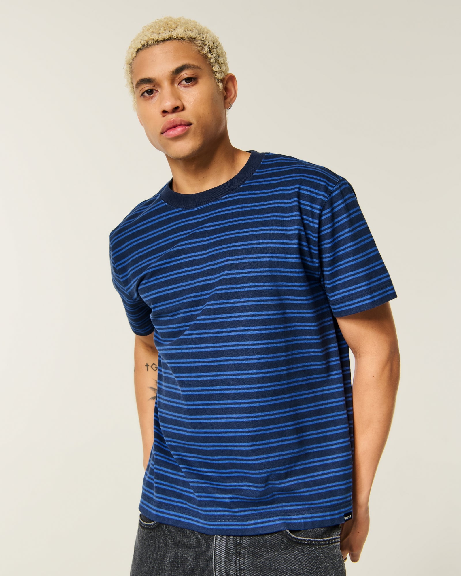 Hollister Relaxed Heavyweight Crew T-Shirt