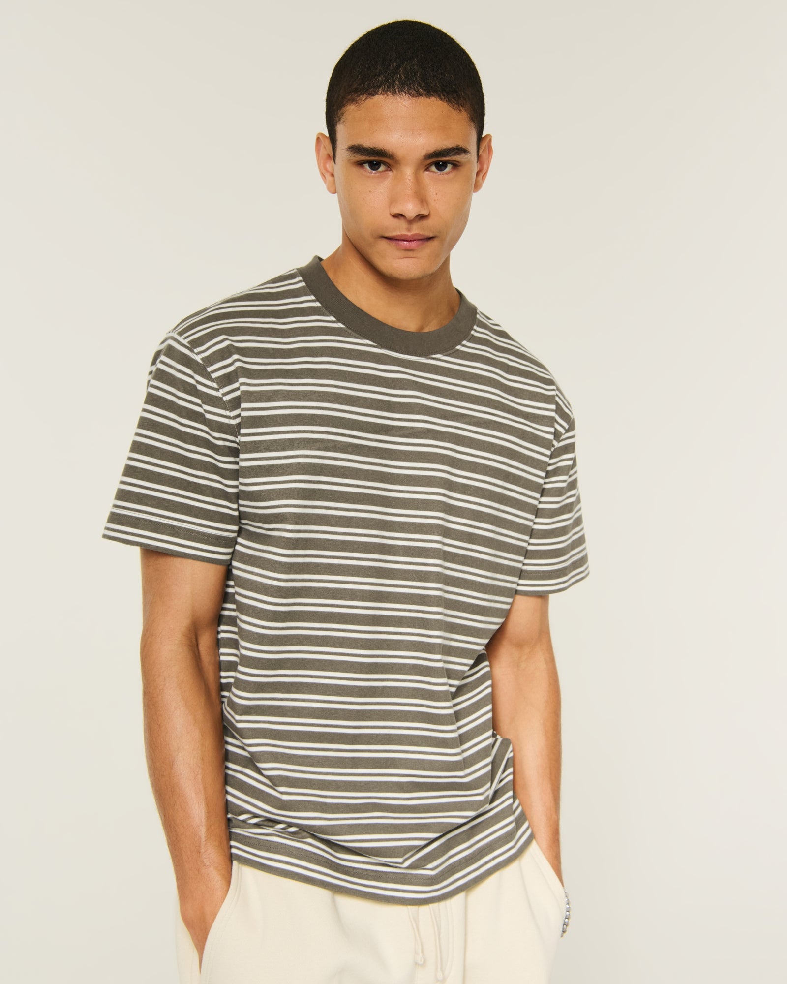 Hollister Relaxed Heavyweight Crew T-Shirt