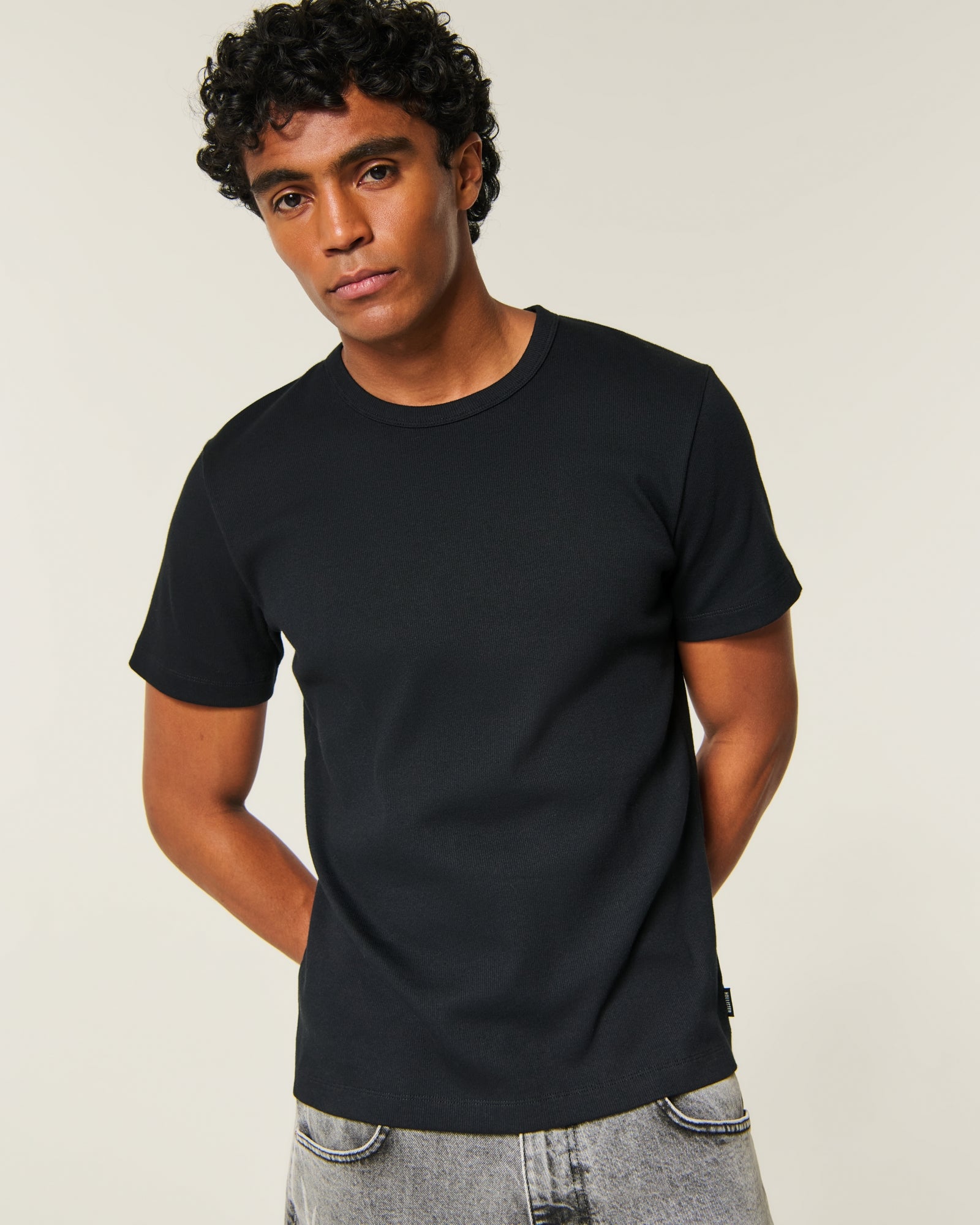 Hollister Rib Crew T-Shirt