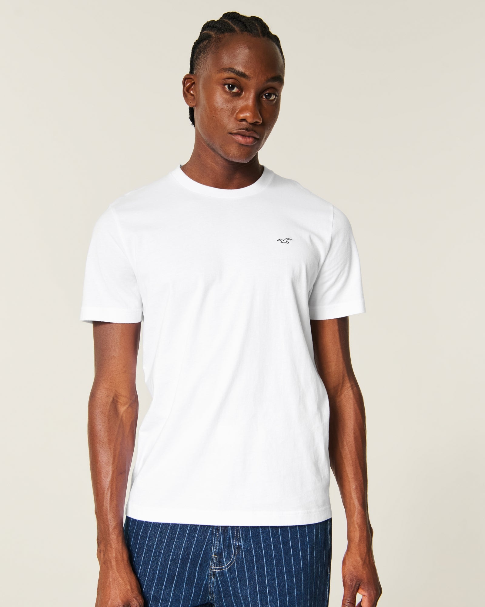 Hollister Must-Have Cotton Icon Ringer Tee