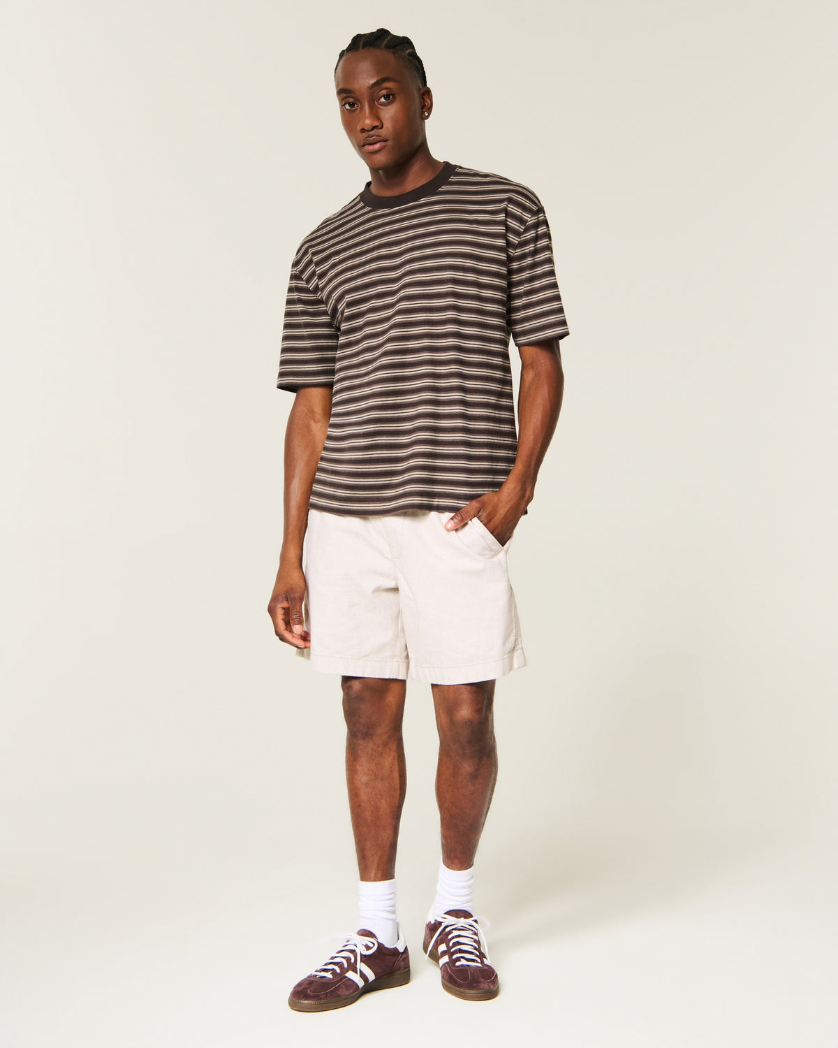 Hollister Boxy Heavyweight Crew T-Shirt