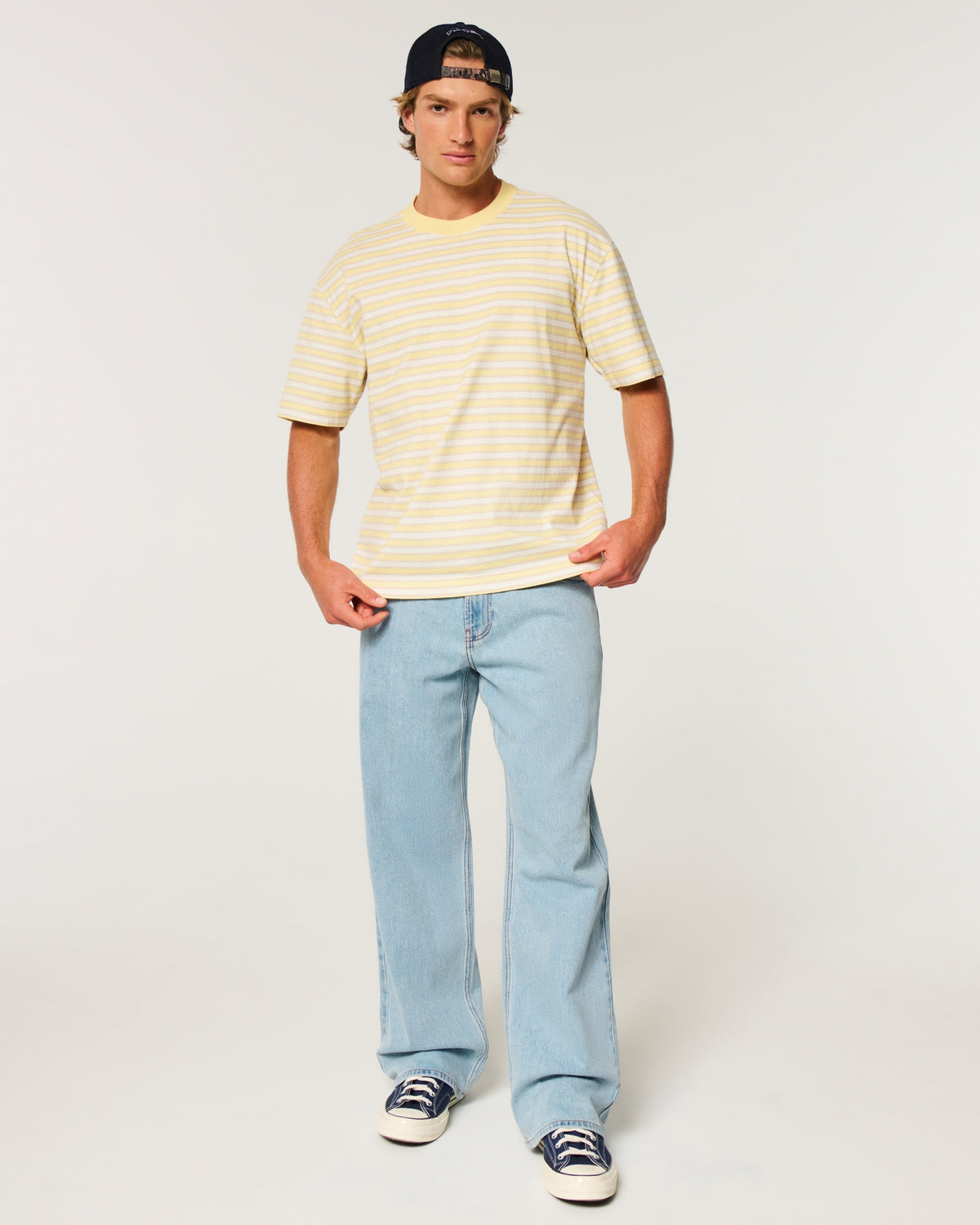 Hollister Boxy Heavyweight Crew T-Shirt