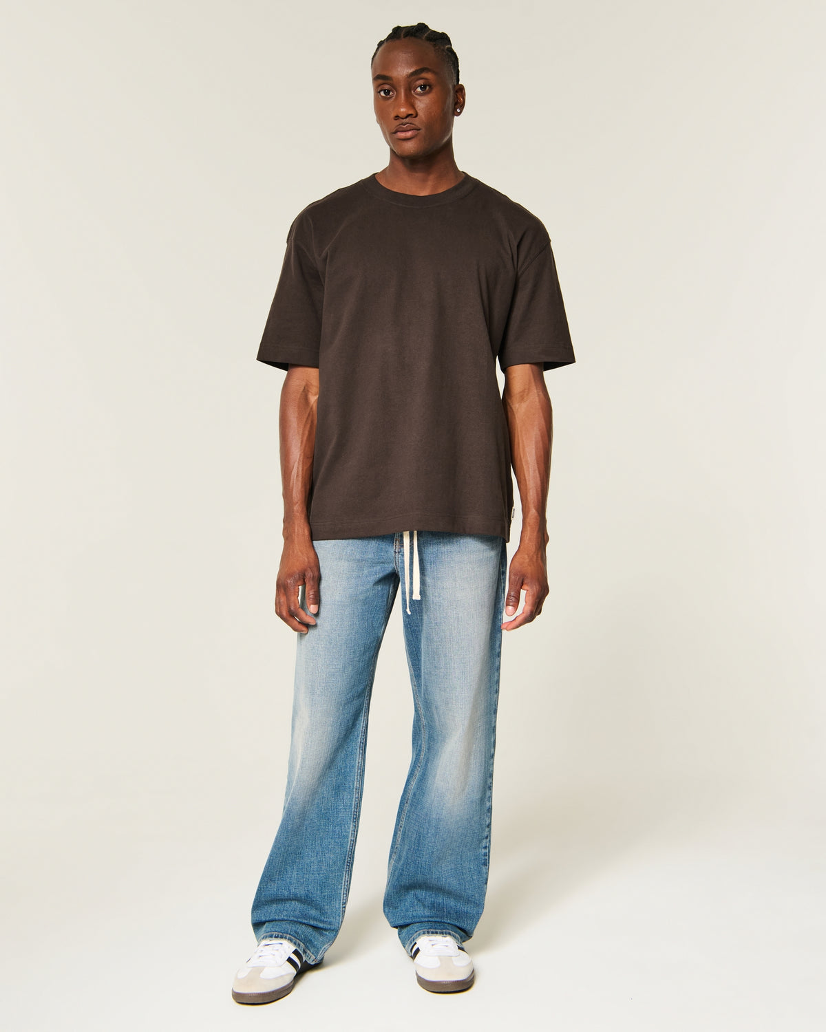 Hollister Boxy Heavyweight Crew T-Shirt