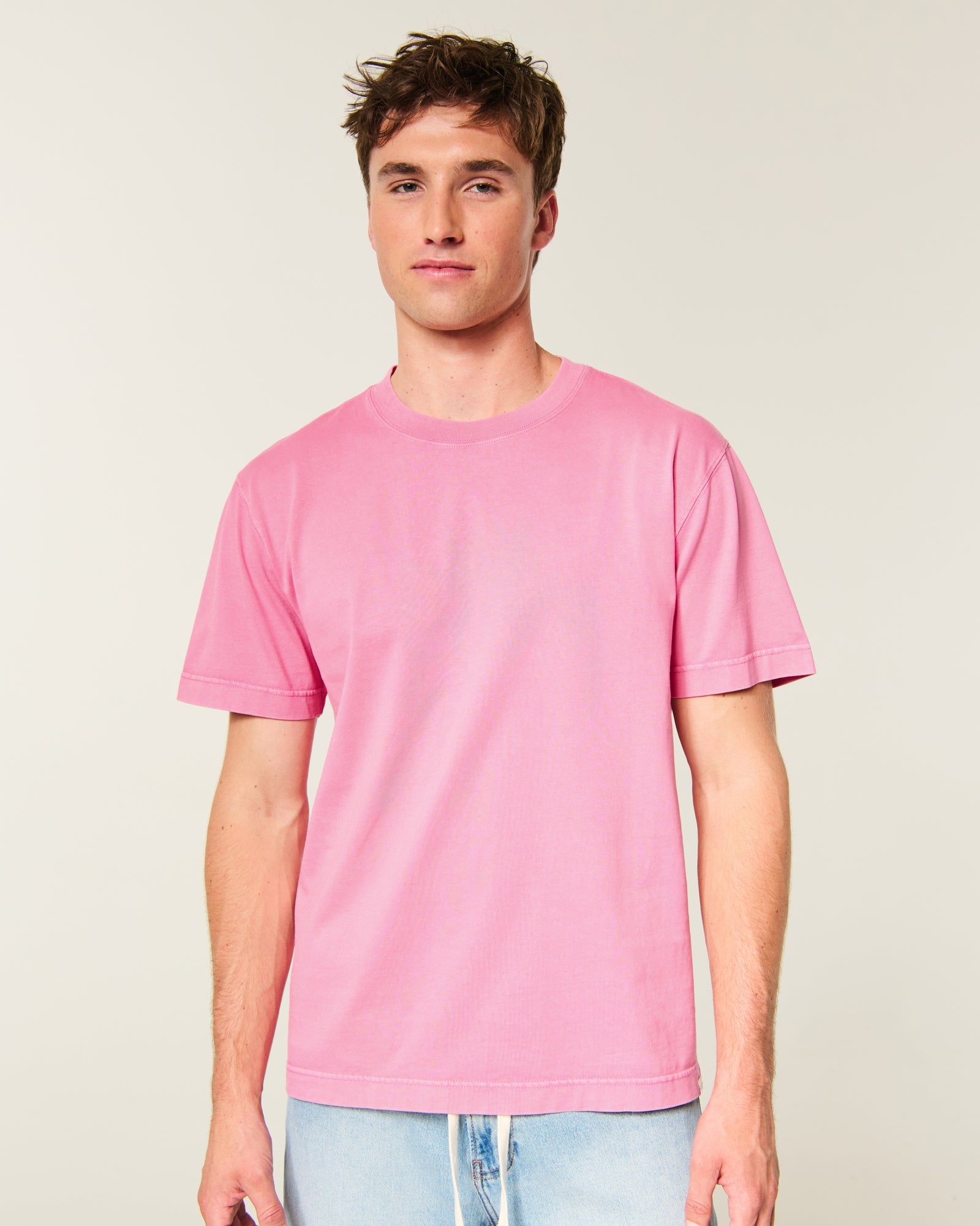 Hollister Relaxed Heavyweight Crew T-Shirt