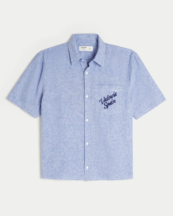 Hollister Boxy Short-Sleeve Valencía Spain Graphic Shirt