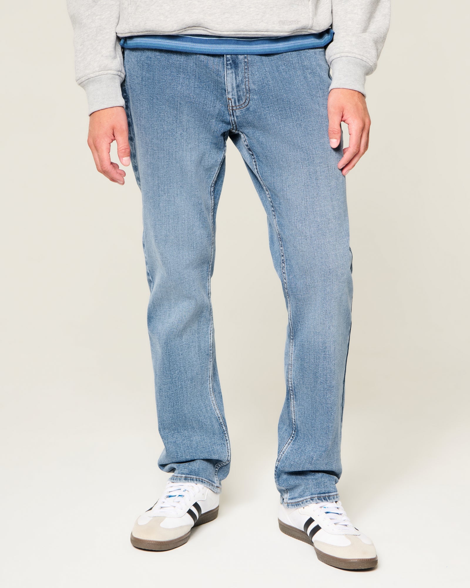 Hollister Black No Fade Slim Straight Jeans
