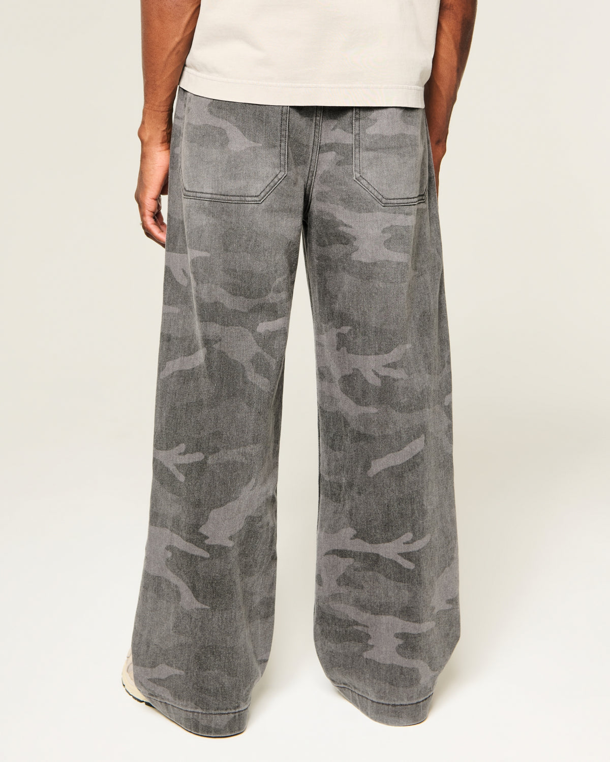 Hollister Camo Super Baggy Jeans