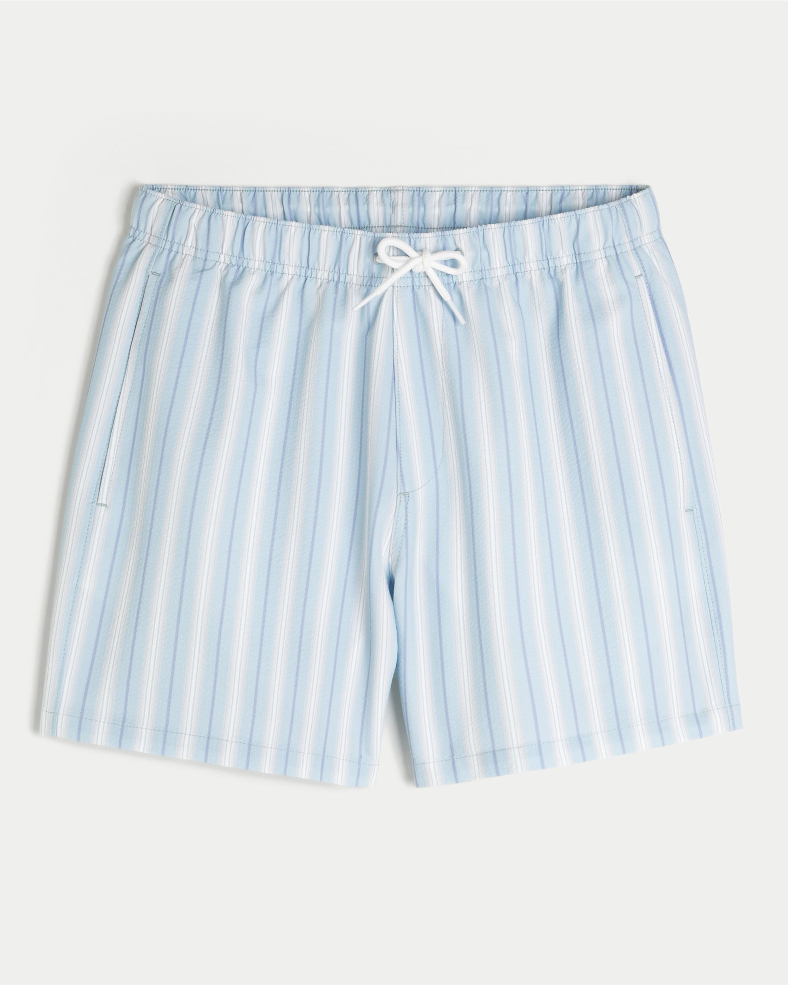 Hollister Seersucker Vacation Swim Trunks