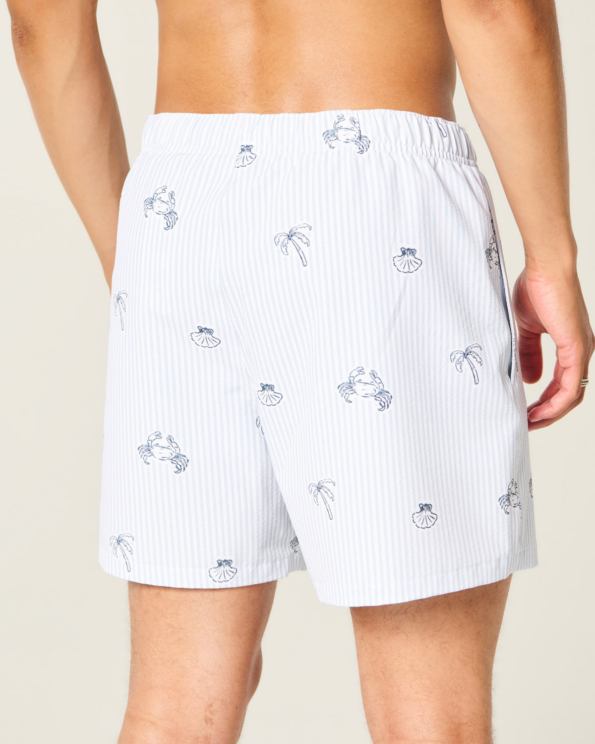 Hollister Seersucker Vacation Swim Trunks